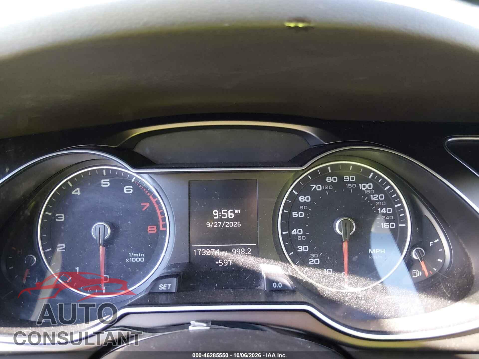 AUDI A4 2013 - WAUBFAFL2DA055951