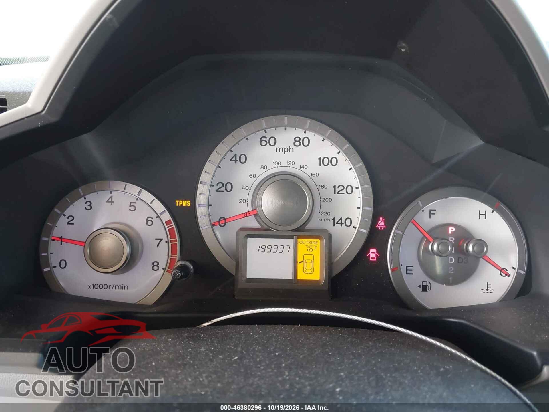 HONDA PILOT 2011 - 5FNYF3H61BB005708