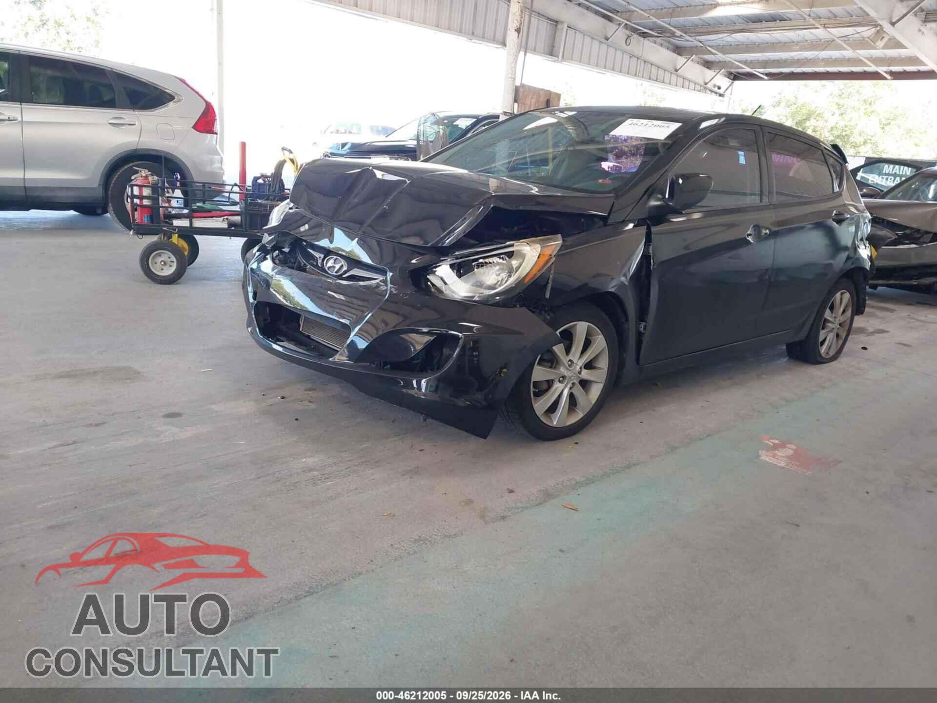 HYUNDAI ACCENT 2012 - KMHCU5AE2CU032563