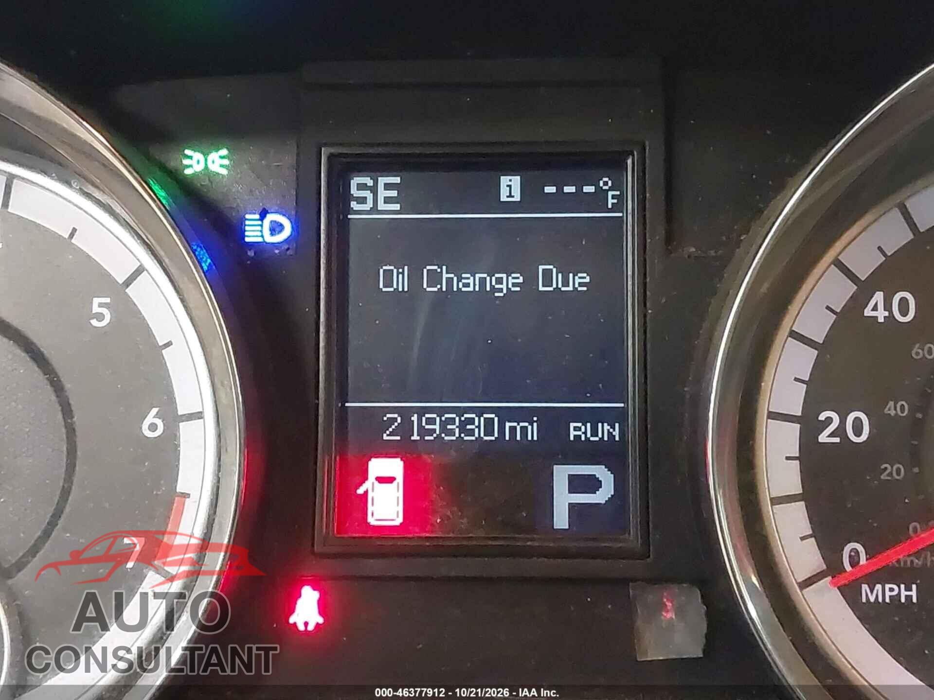 DODGE DURANGO 2012 - 1C4RDJDG0CC105729
