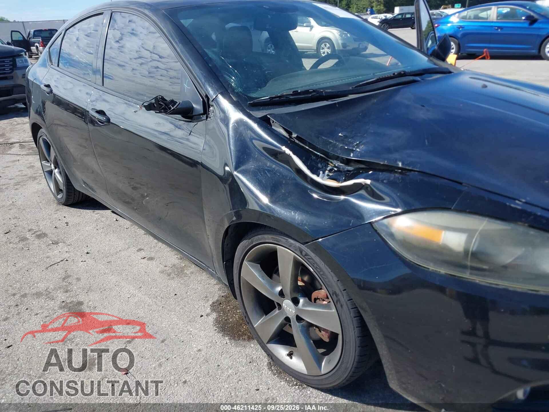 DODGE DART 2015 - 1C3CDFEB3FD369424