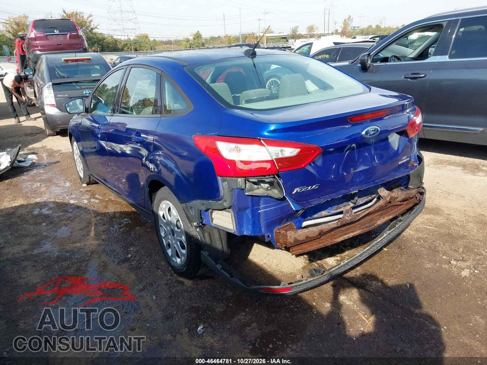 FORD FOCUS 2012 - 1FAHP3F2XCL461370