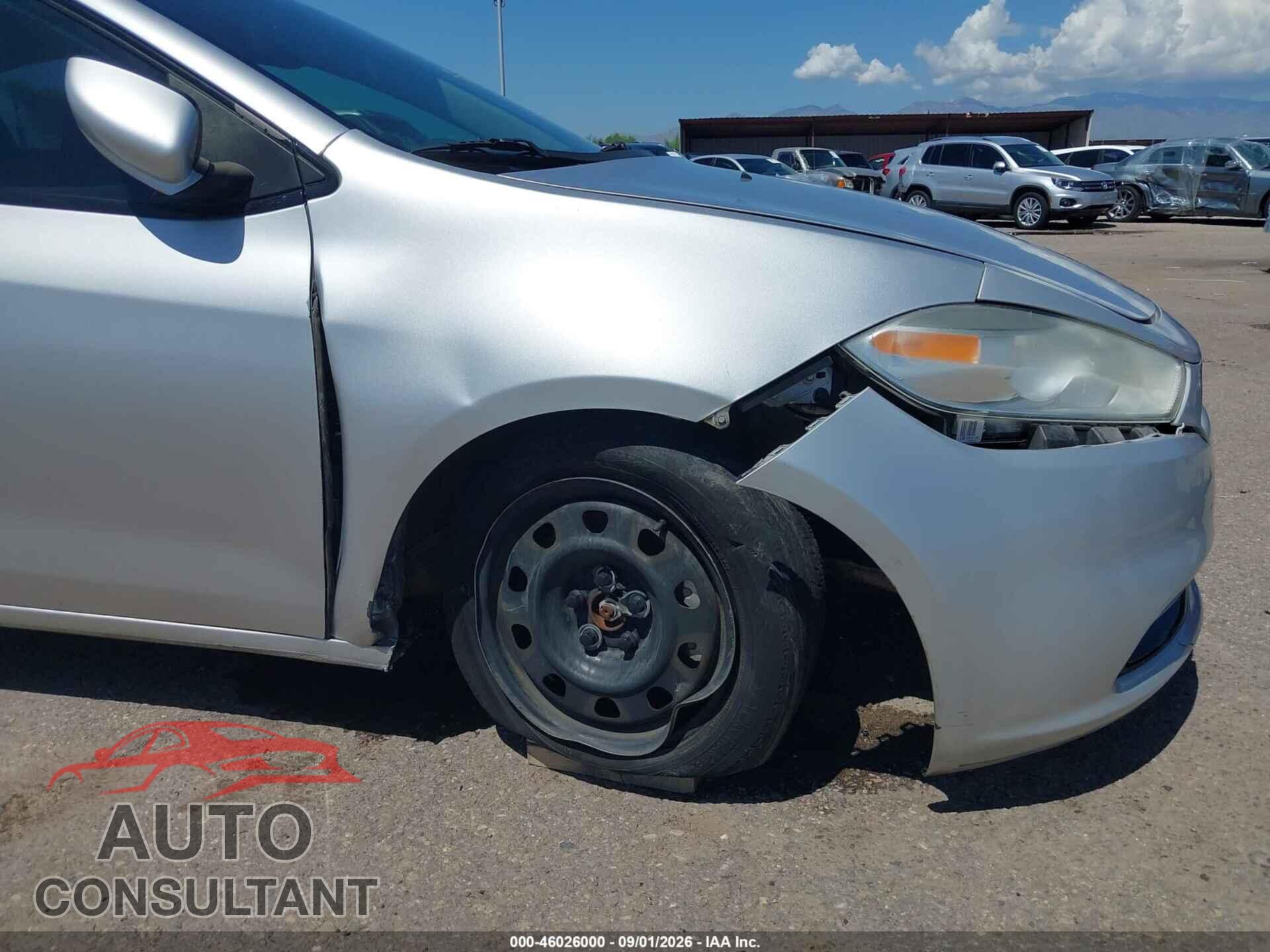 DODGE DART 2013 - 1C3CDFAH6DD215863