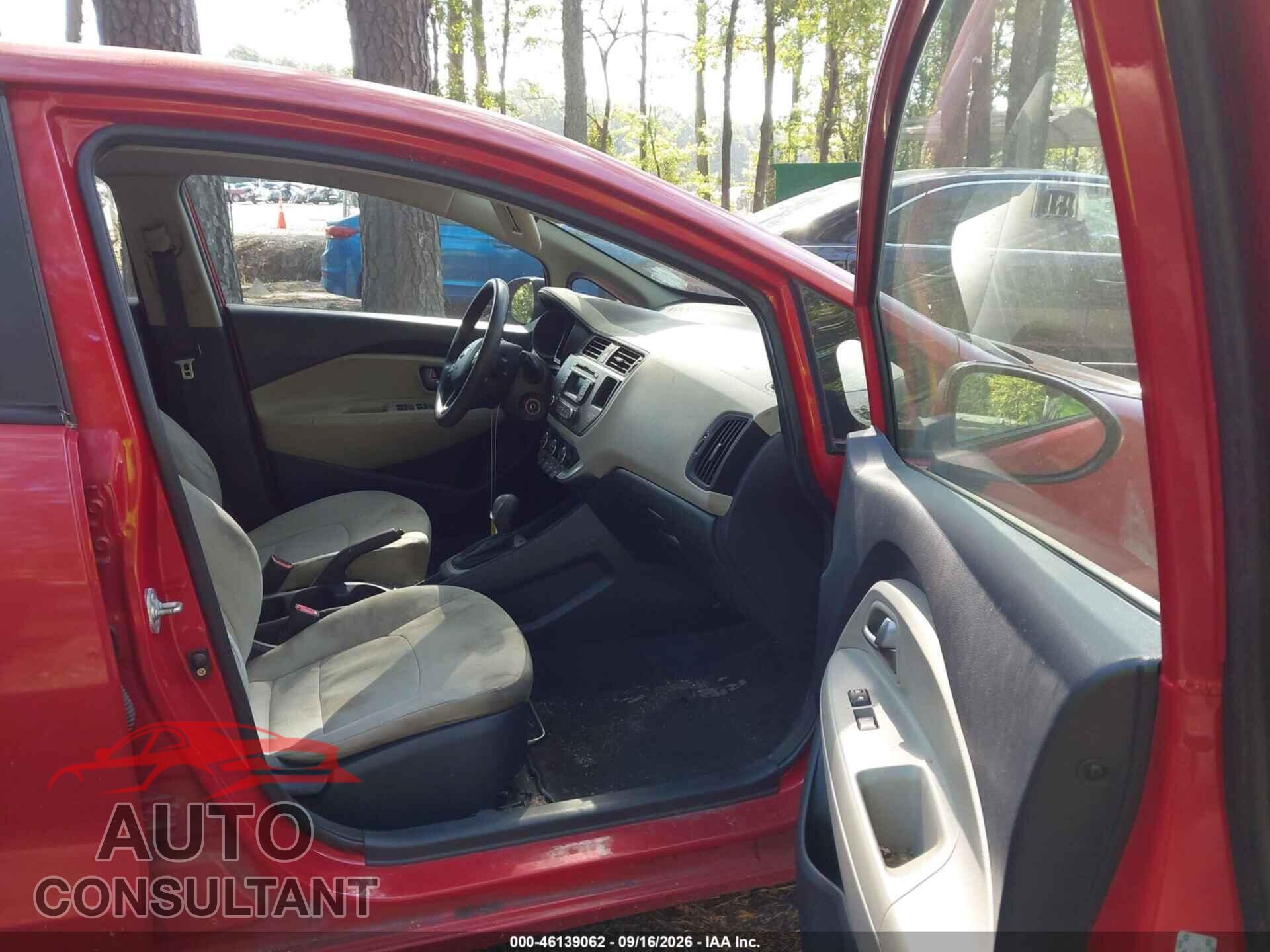 KIA RIO 2013 - KNADM5A33D6154066