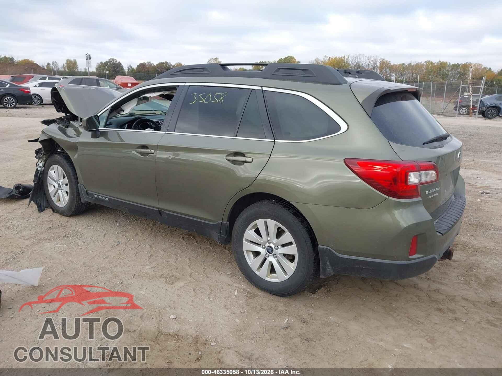 SUBARU OUTBACK 2015 - 4S4BSBCC4F3243737