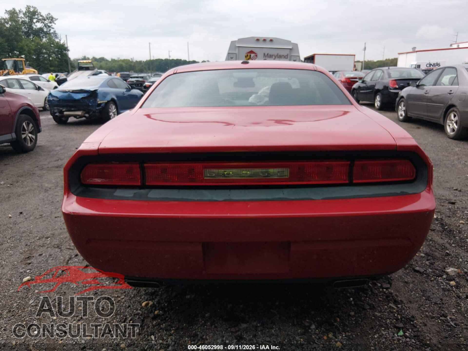DODGE CHALLENGER 2013 - 2C3CDYAG8DH581541