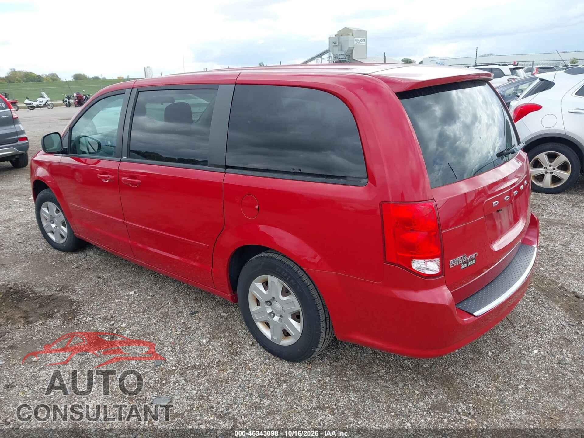 DODGE GRAND CARAVAN 2012 - 2C4RDGBG5CR336543
