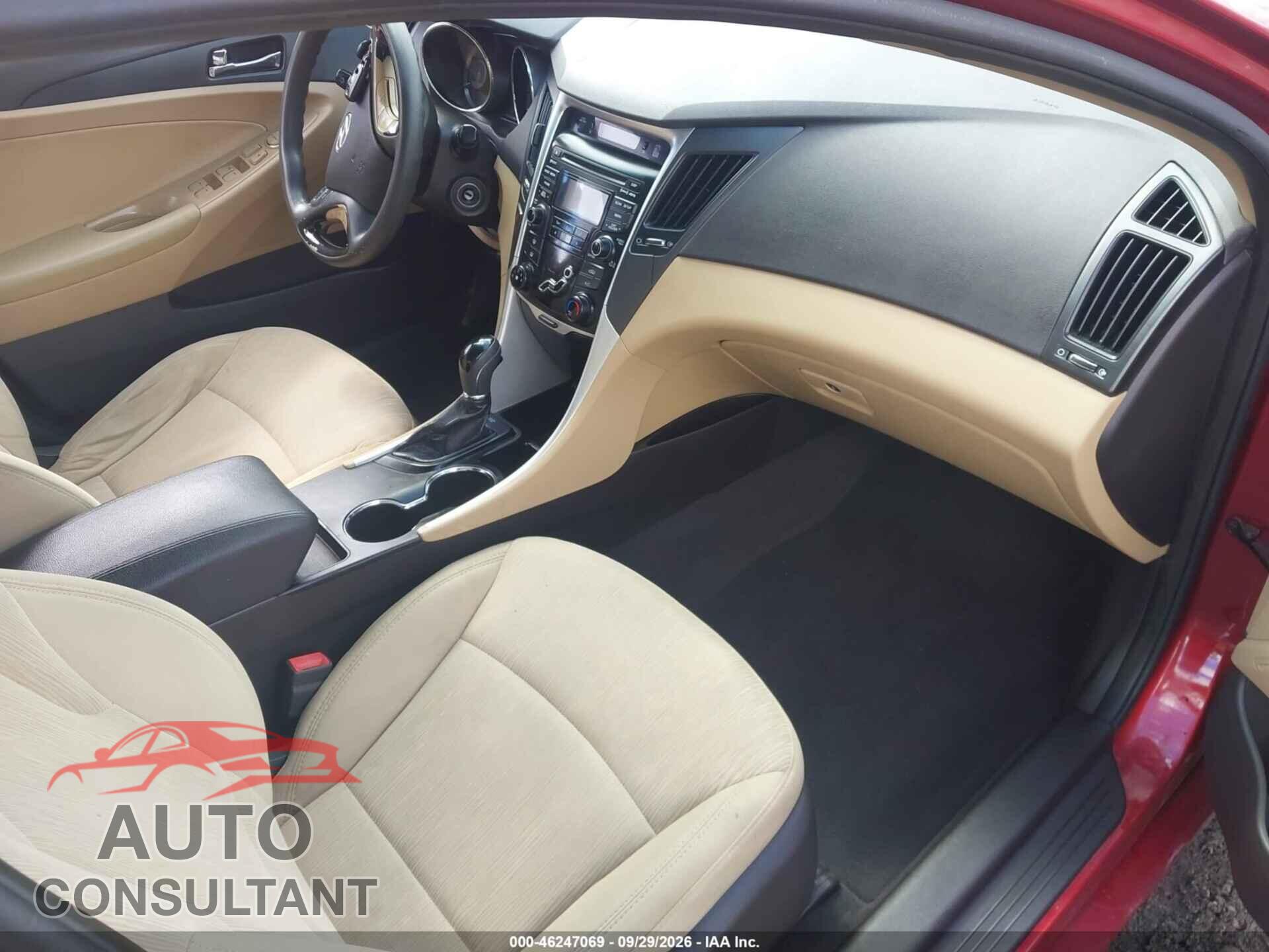 HYUNDAI SONATA 2012 - 5NPEB4AC3CH420293