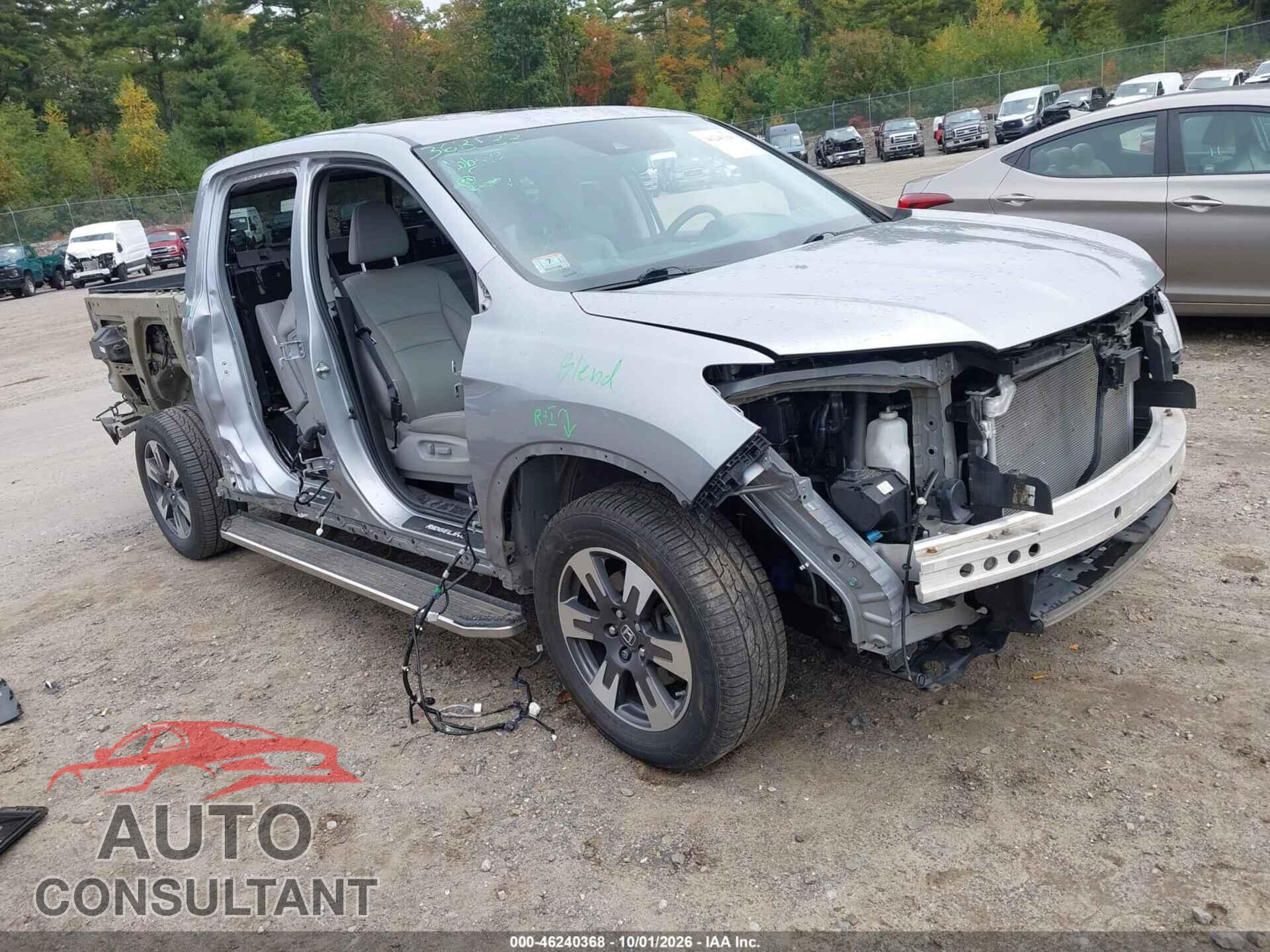 HONDA RIDGELINE 2019 - 5FPYK3F78KB015974
