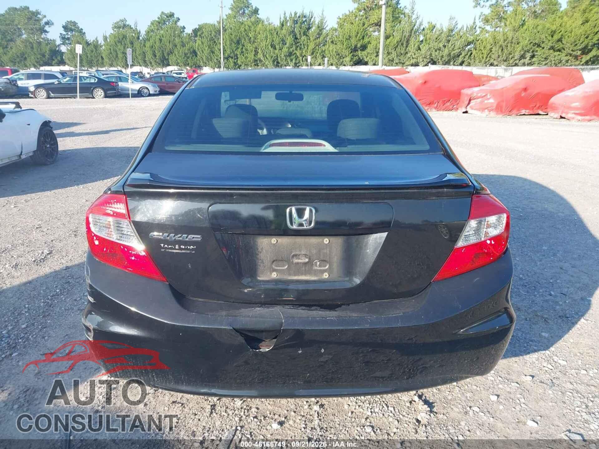 HONDA CIVIC 2012 - 19XFB2F54CE080143