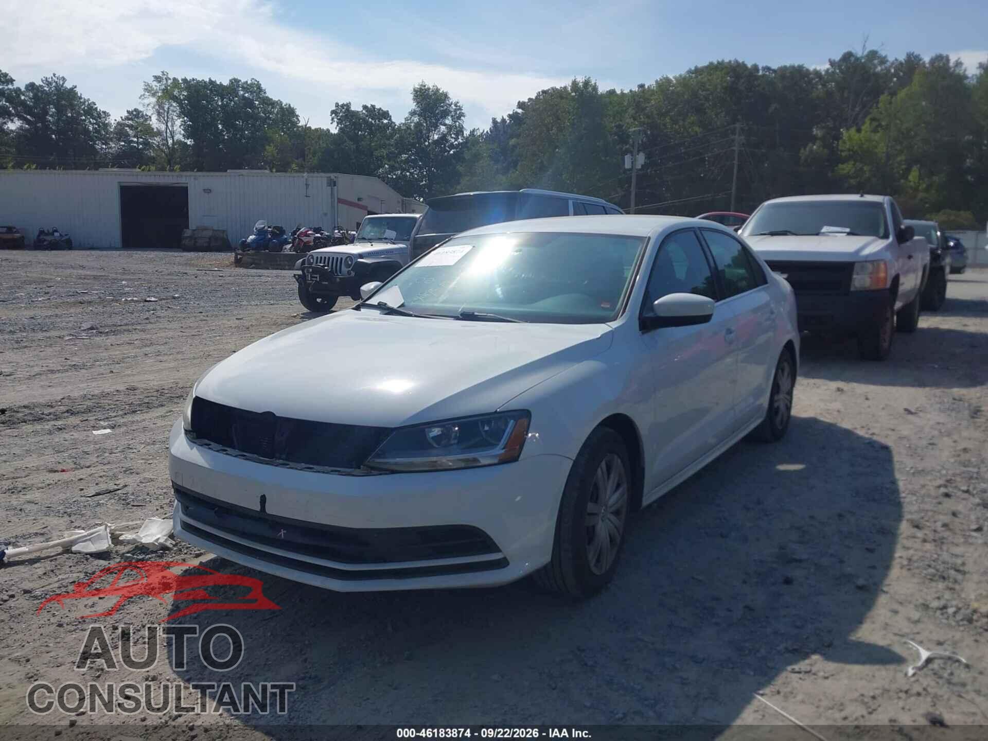 VOLKSWAGEN JETTA 2017 - 3VW2B7AJ3HM214070