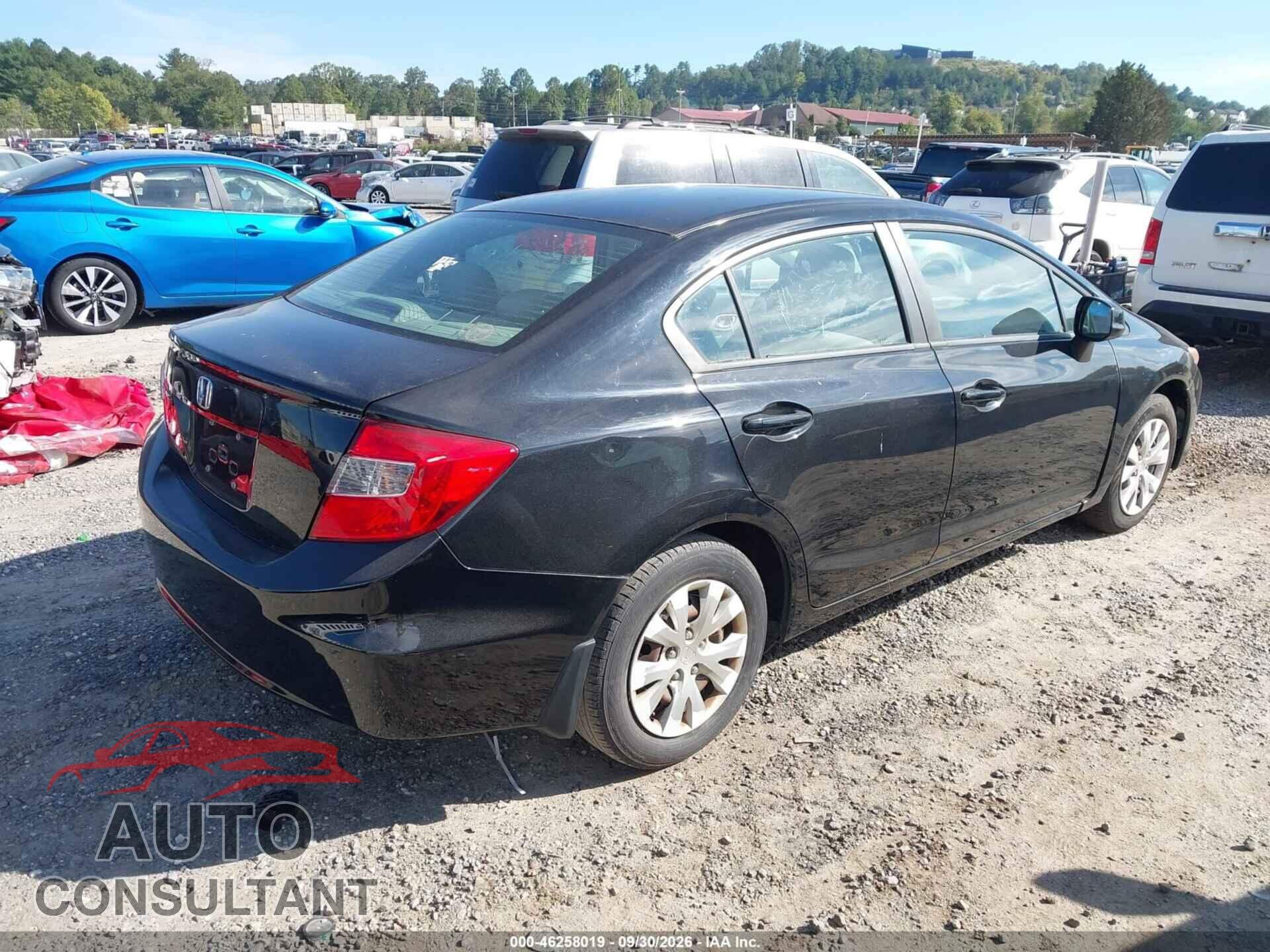 HONDA CIVIC 2012 - 19XFB2F51CE027951