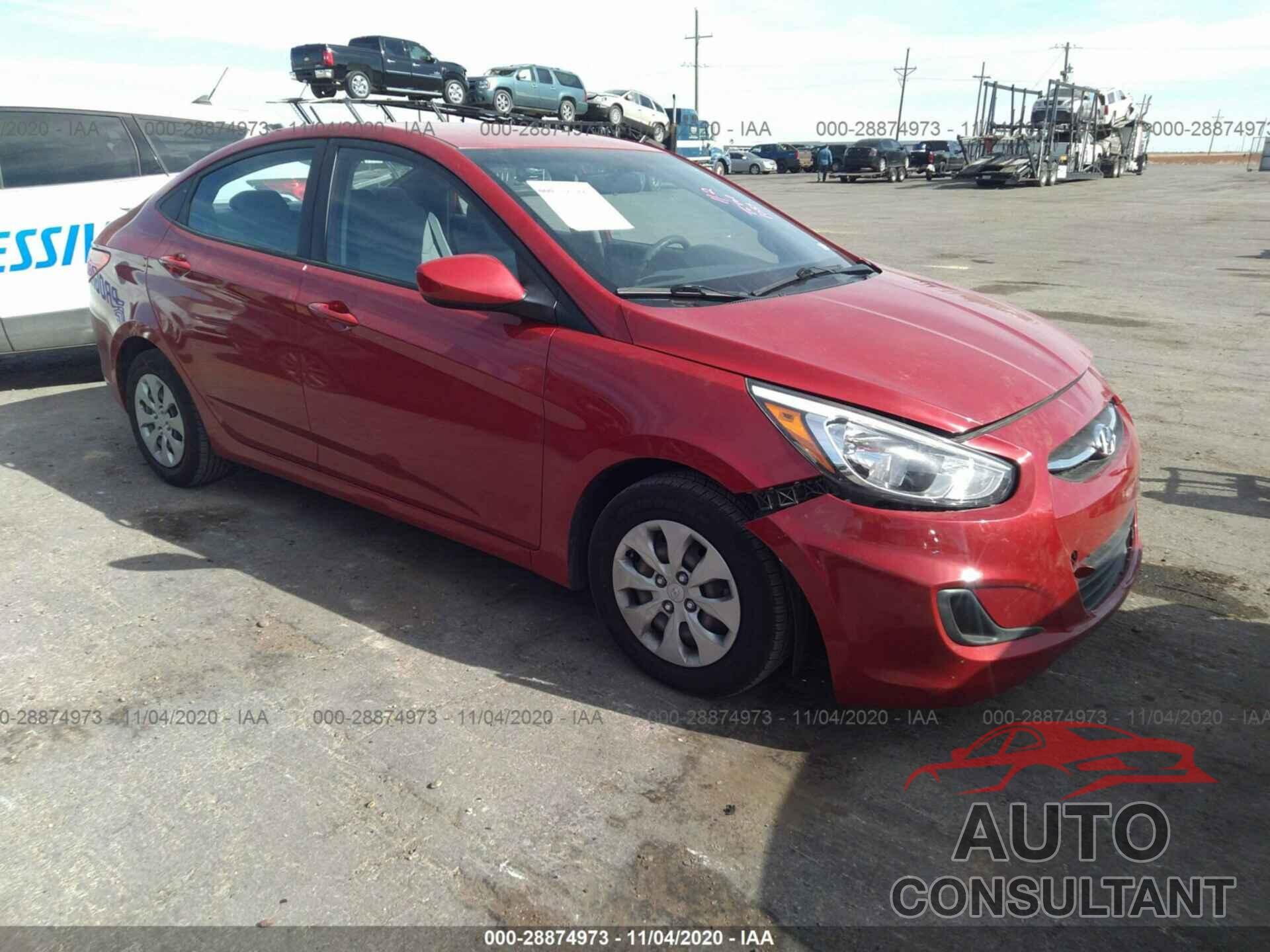 HYUNDAI ACCENT 2016 - KMHCT4AE1GU159520