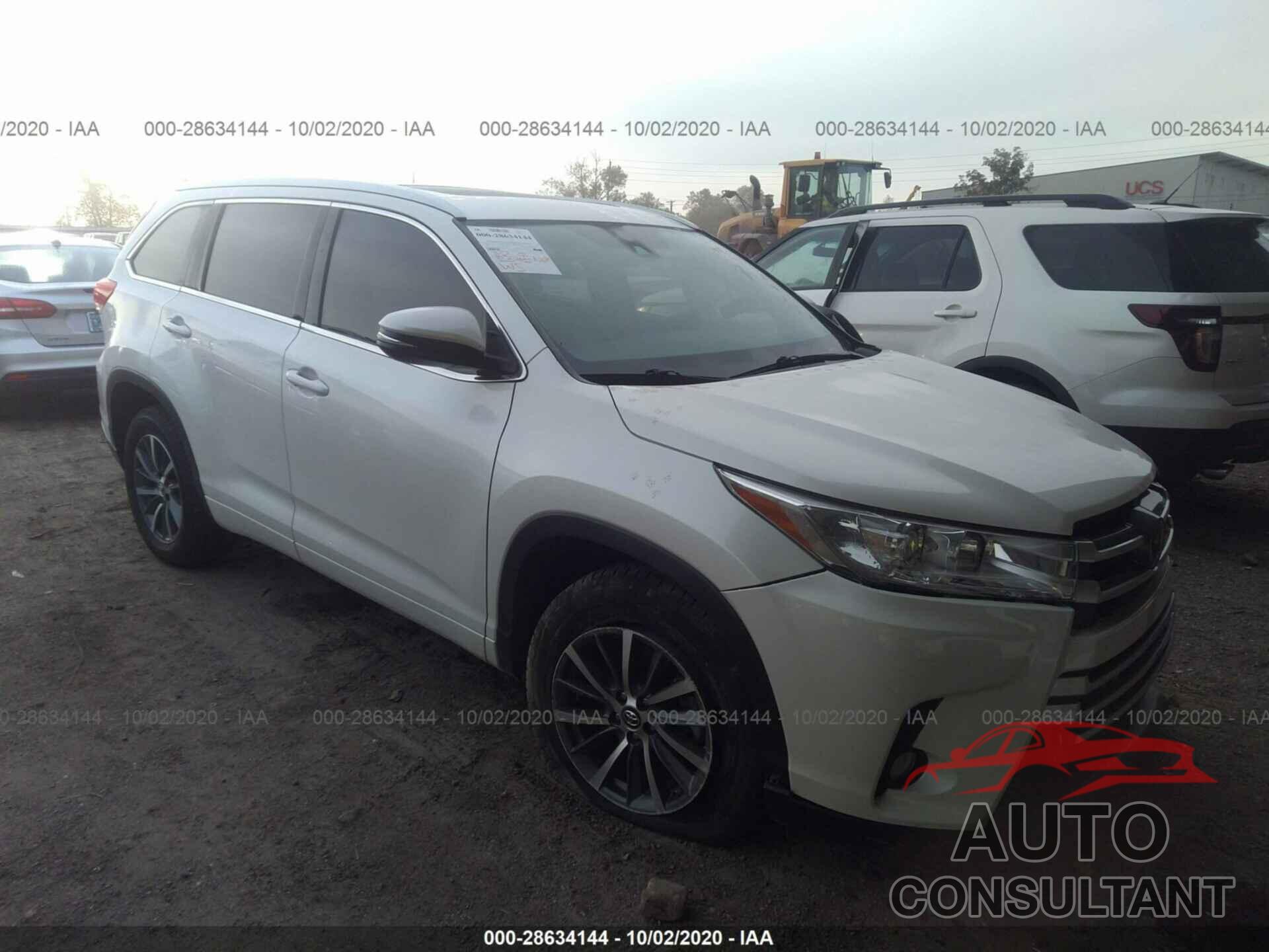 TOYOTA HIGHLANDER 2017 - 5TDKZRFH3HS521769