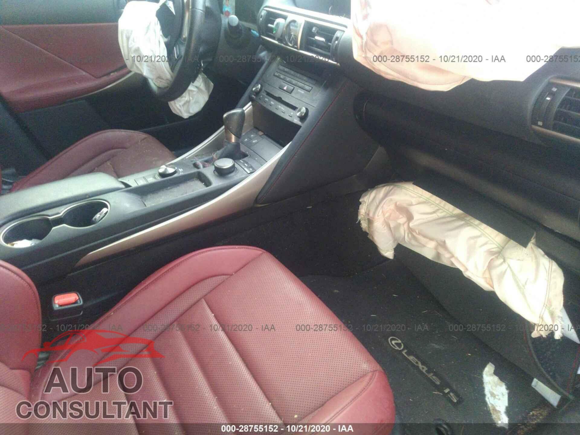 LEXUS IS 2019 - JTHBA1D28K5100827
