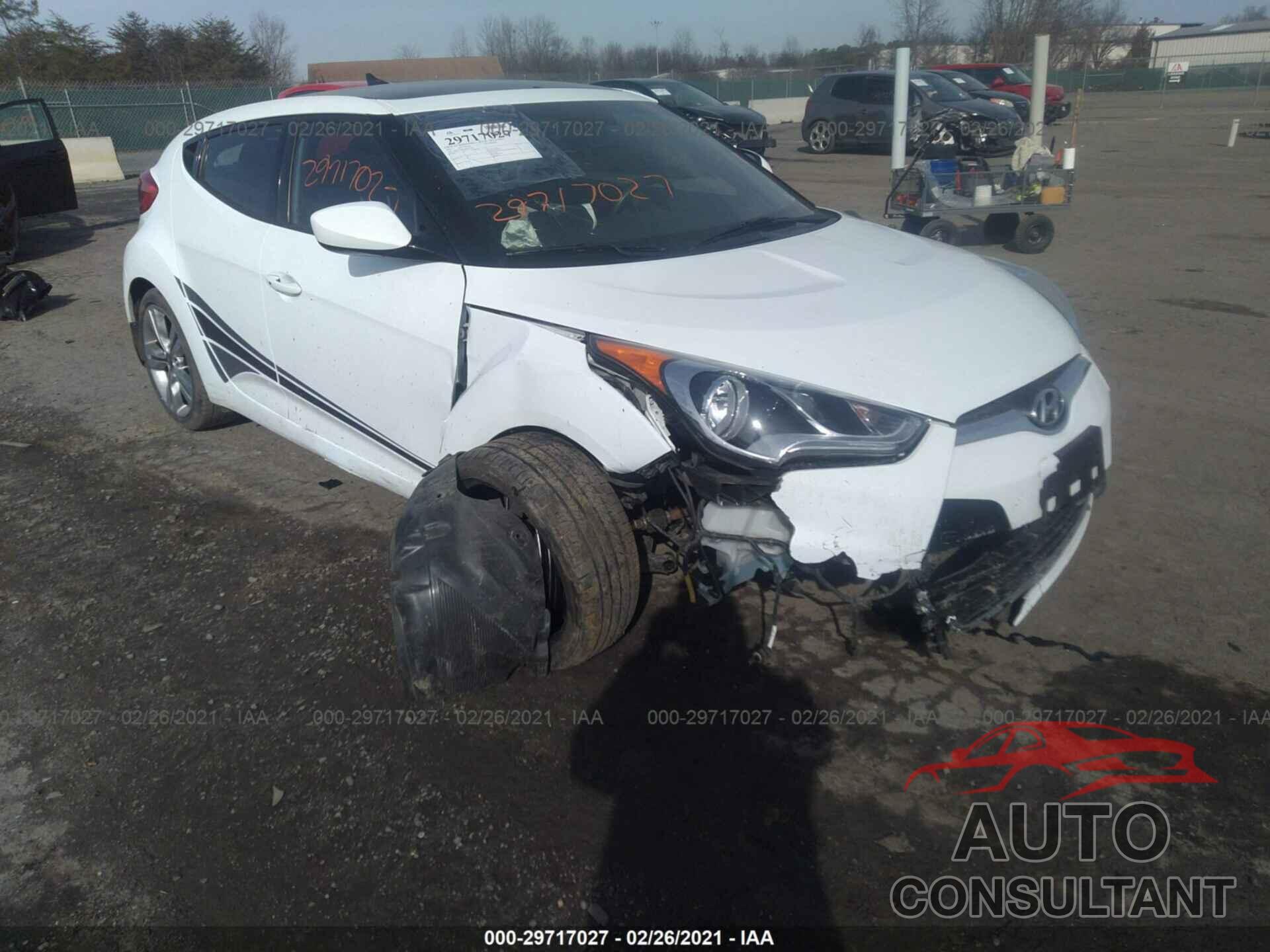 HYUNDAI VELOSTER 2017 - KMHTC6AD6HU319878