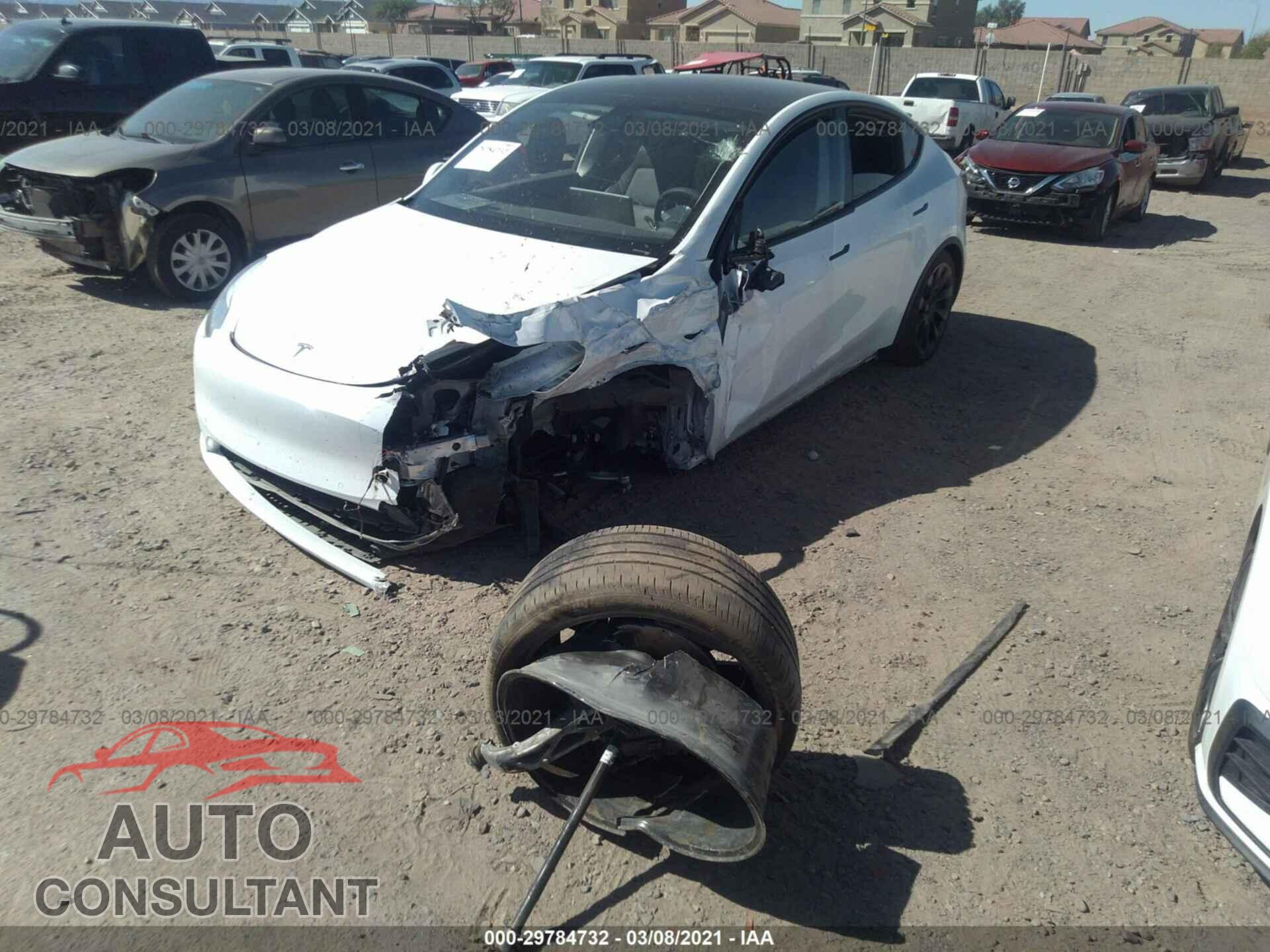 TESLA MODEL Y 2020 - 5YJYGDEE6LF045962