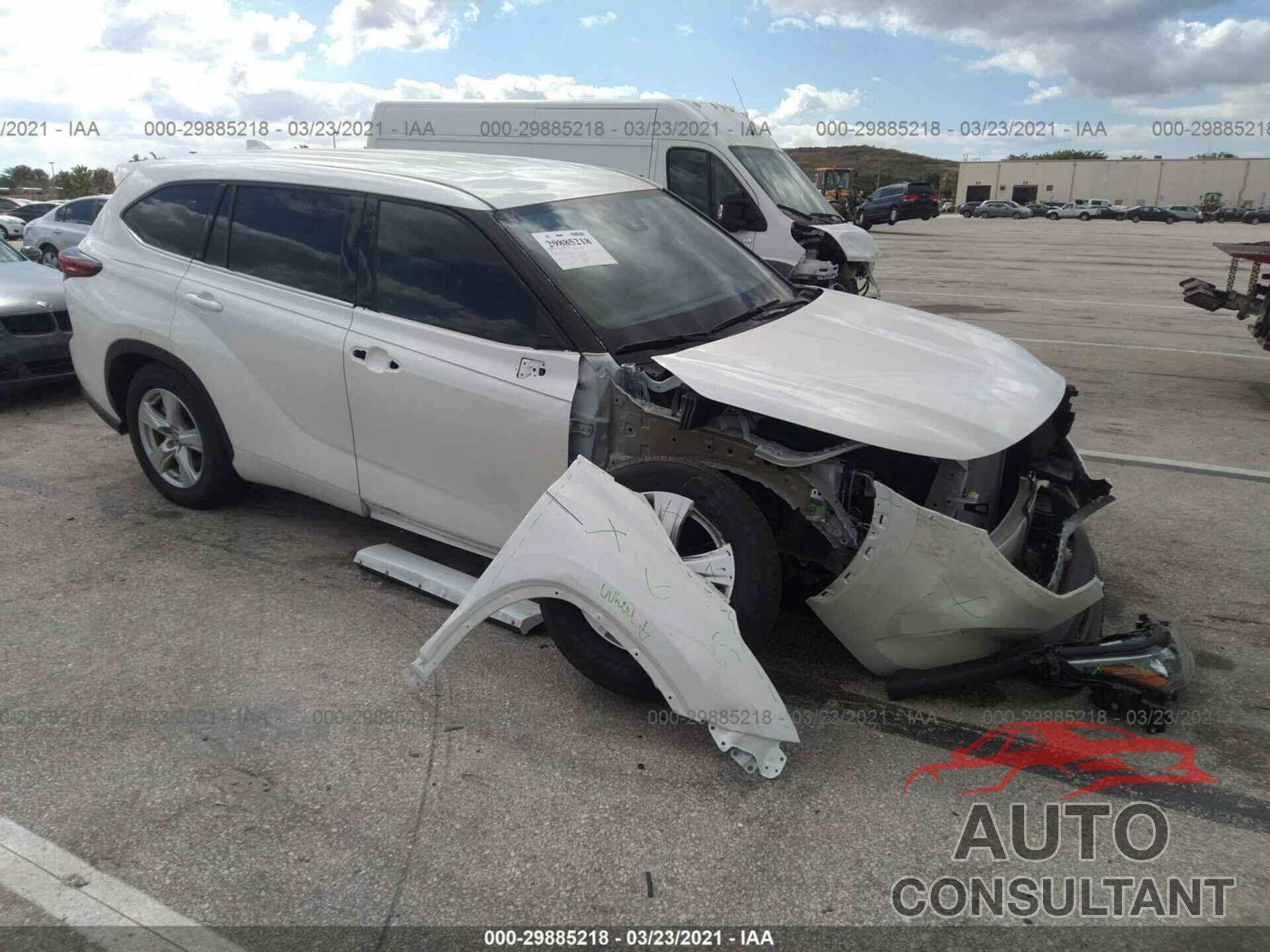 TOYOTA HIGHLANDER 2020 - 5TDCZRAH3LS512333