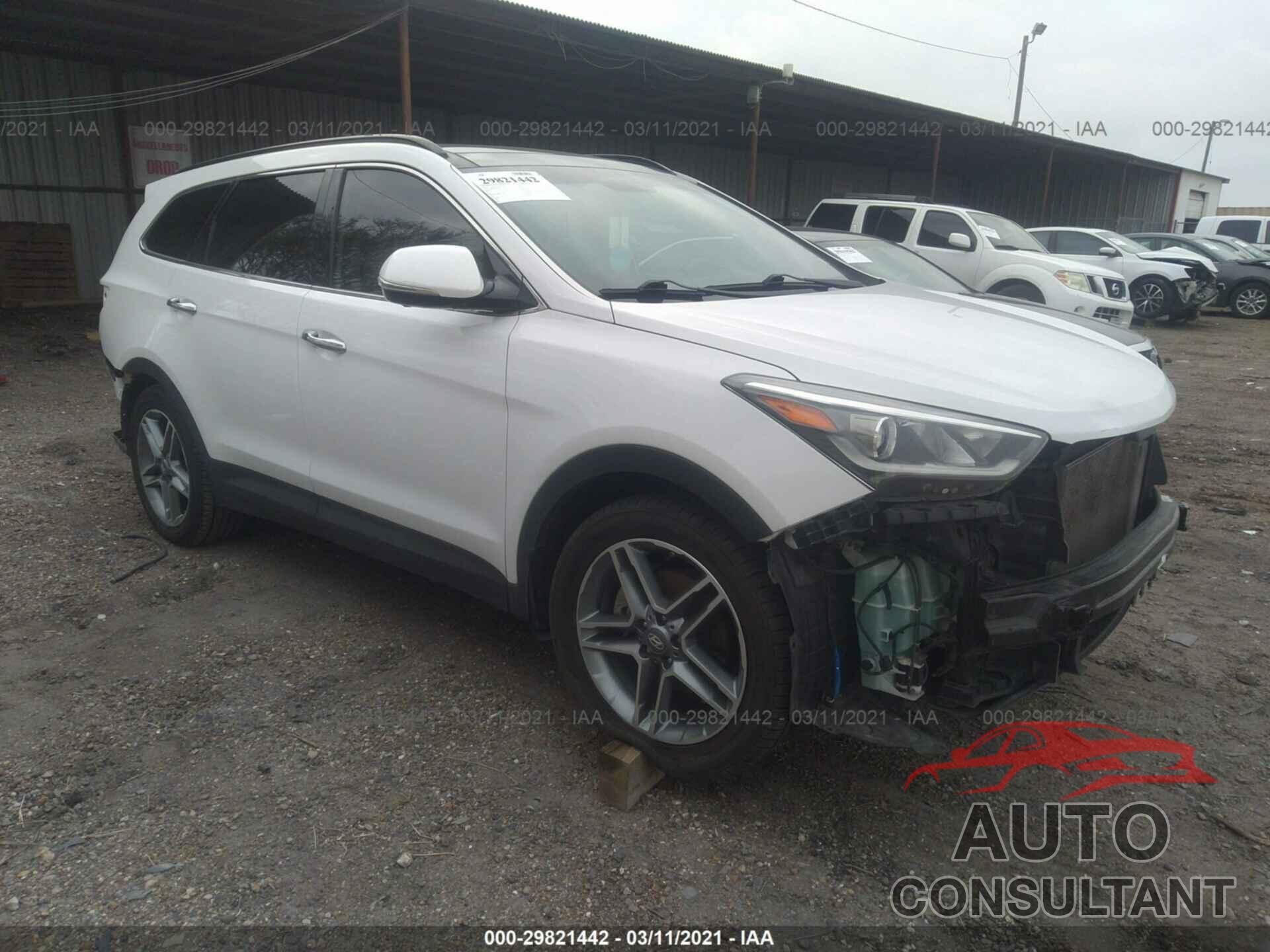 HYUNDAI SANTA FE 2017 - KM8SR4HF8HU194145