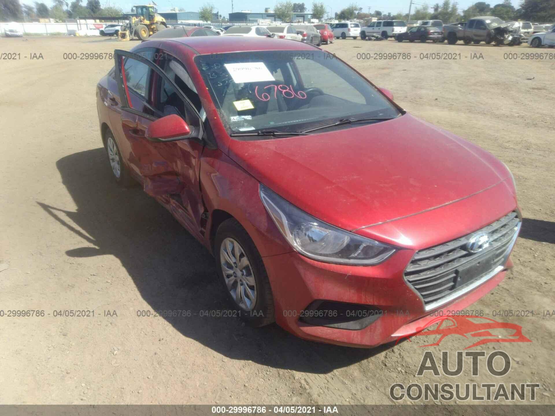 HYUNDAI ACCENT 2018 - 3KPC24A38JE016723