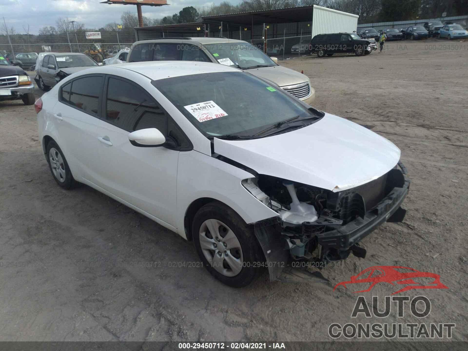 KIA FORTE 2016 - KNAFK4A64G5460559
