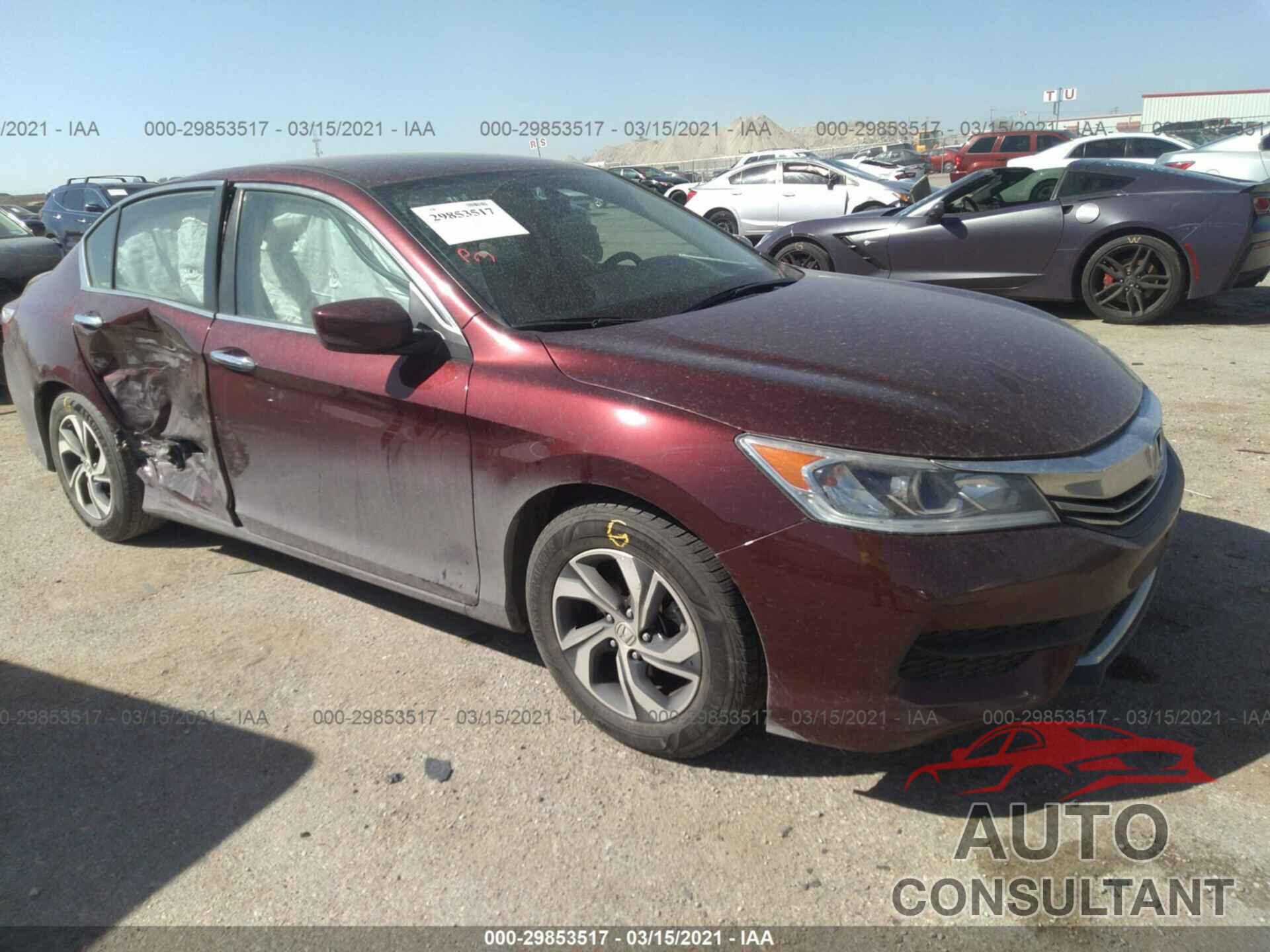 HONDA ACCORD SEDAN 2016 - 1HGCR2F34GA105131