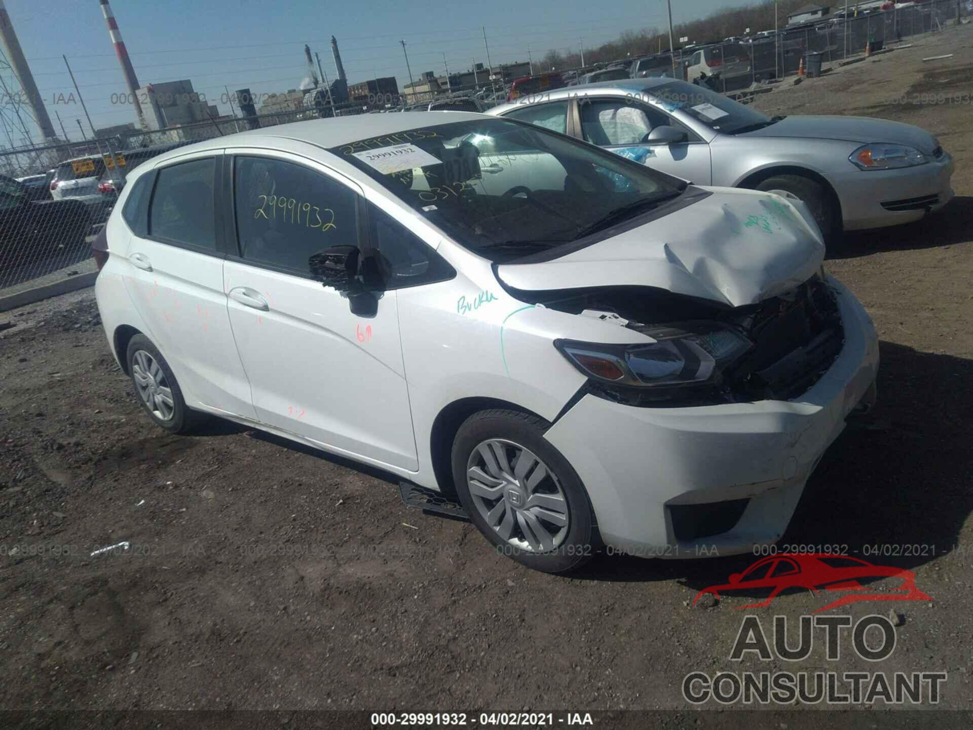 HONDA FIT 2016 - JHMGK5H5XGX031259