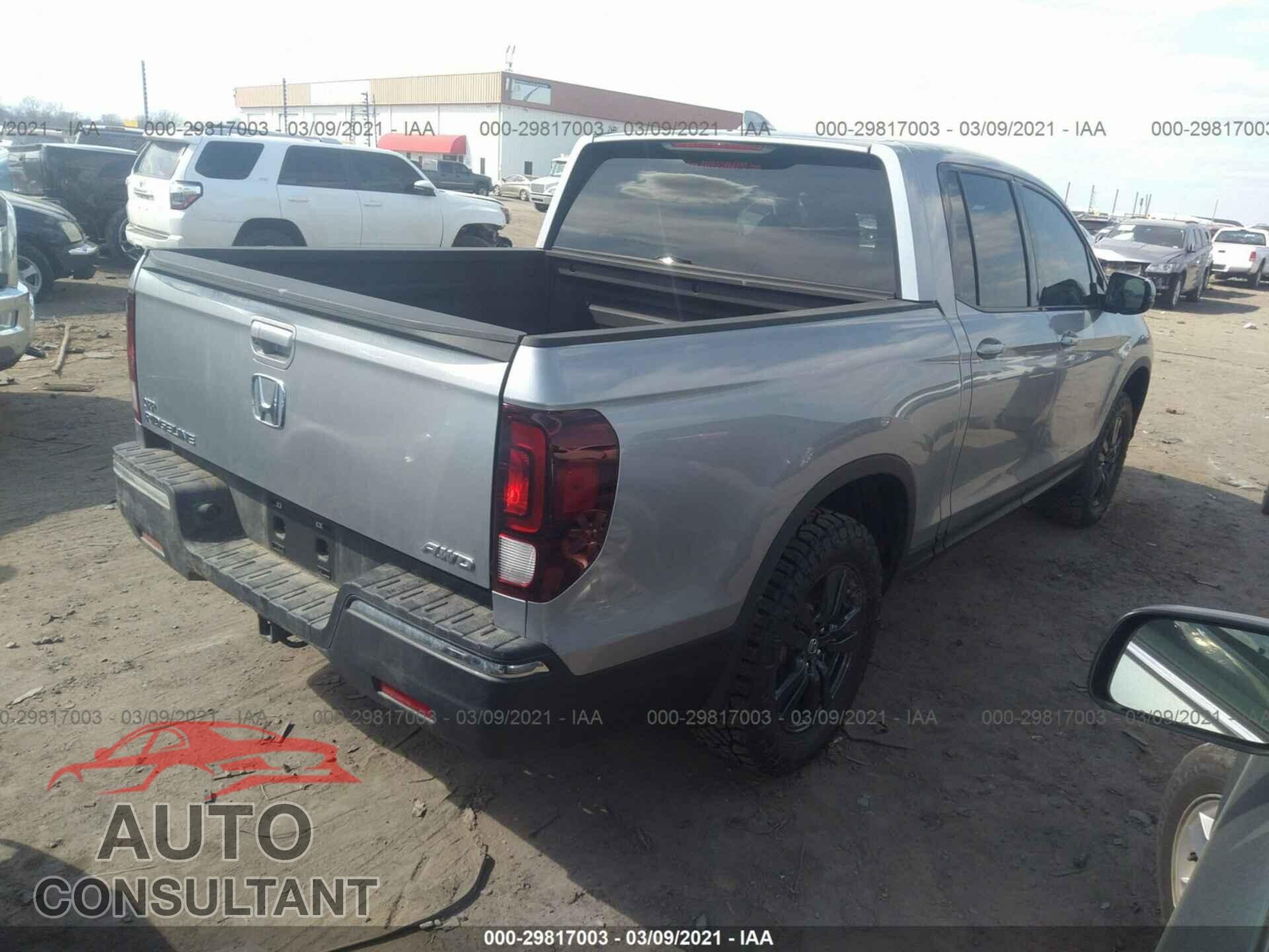 HONDA RIDGELINE 2020 - 5FPYK3F16LB023083