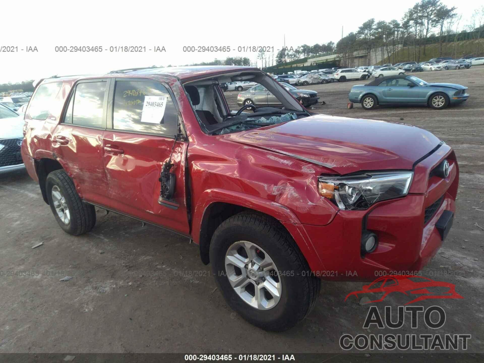 TOYOTA 4RUNNER 2018 - JTEBU5JRXJ5570384