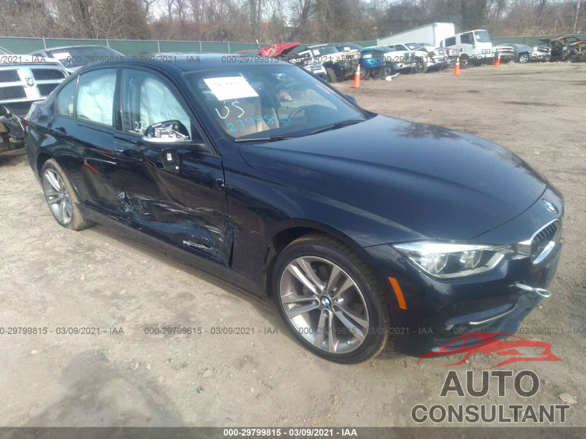 BMW 3 SERIES 2016 - WBA8F1C53GK439297