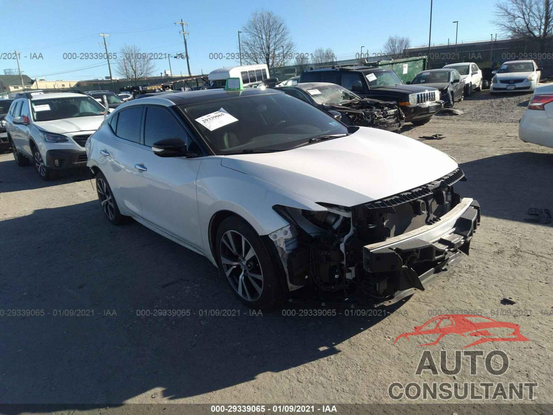 NISSAN MAXIMA 2017 - 1N4AA6APXHC374700