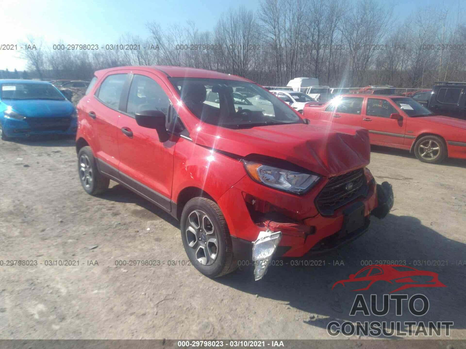 FORD ECOSPORT 2019 - MAJ6S3FL5KC296714