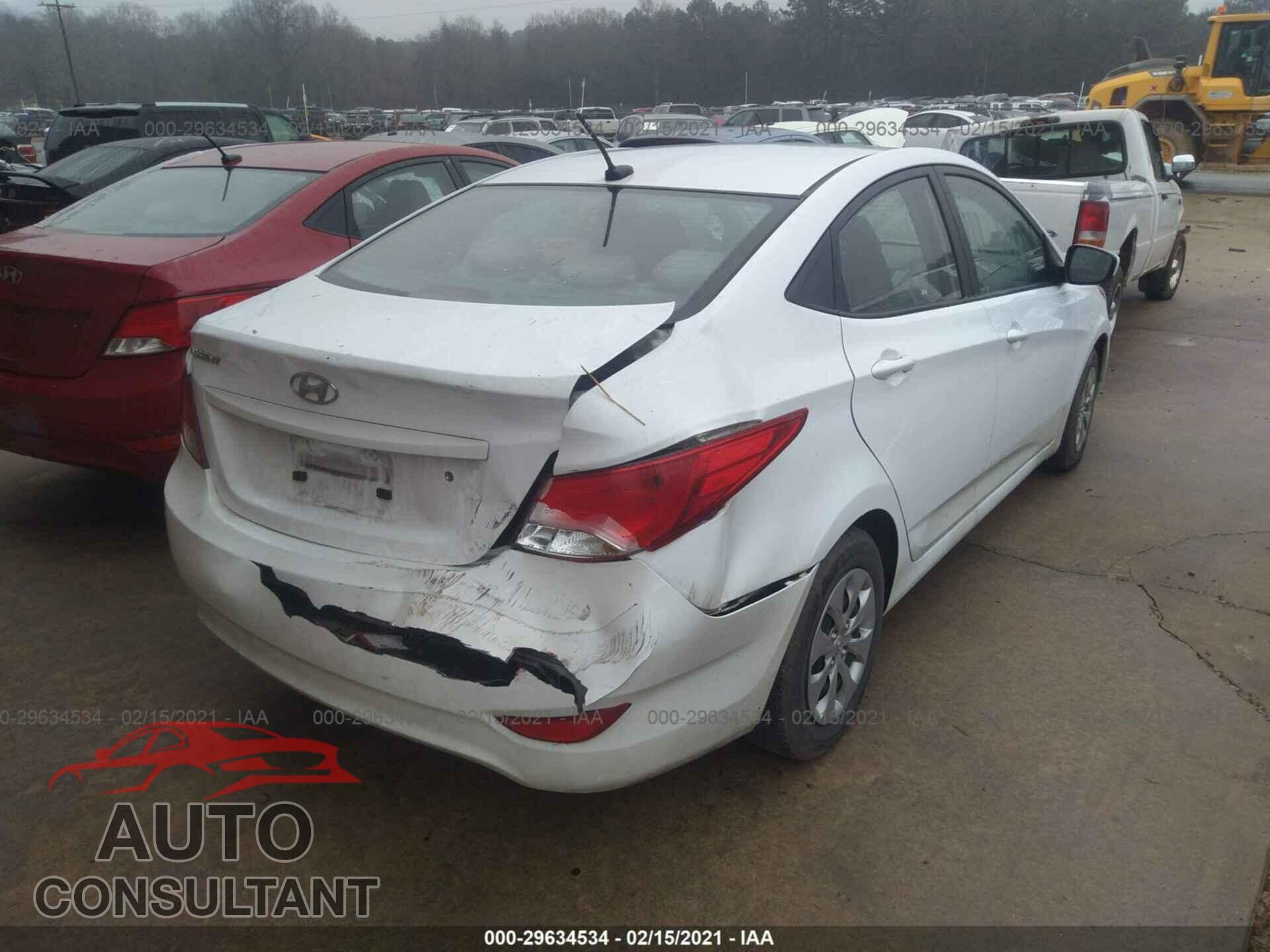 HYUNDAI ACCENT 2017 - KMHCT4AE4HU278034