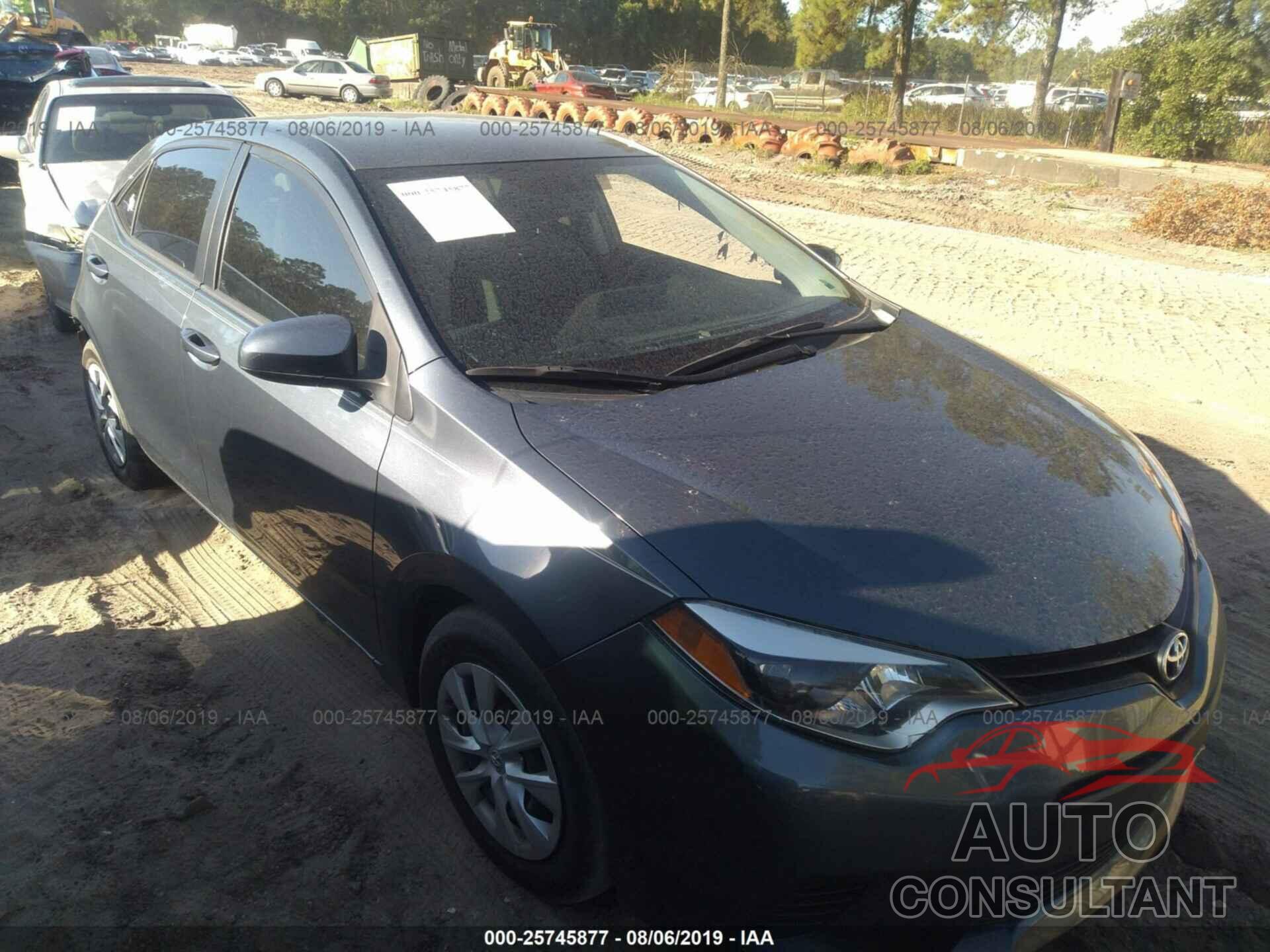 TOYOTA COROLLA 2016 - 5YFBURHE5GP376744