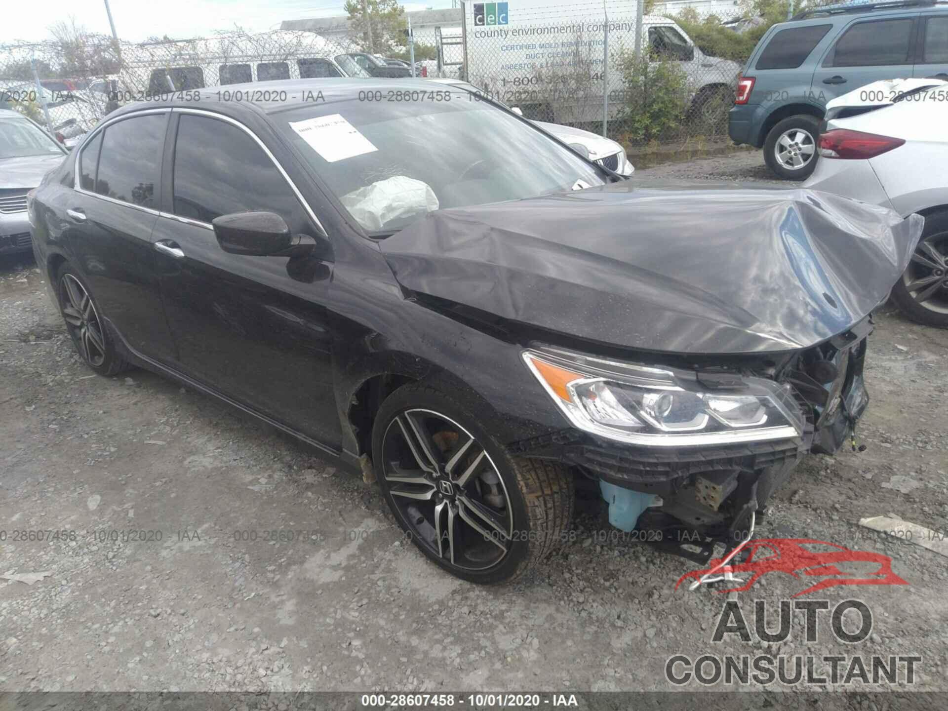 HONDA ACCORD SEDAN 2017 - 1HGCR2F52HA052383