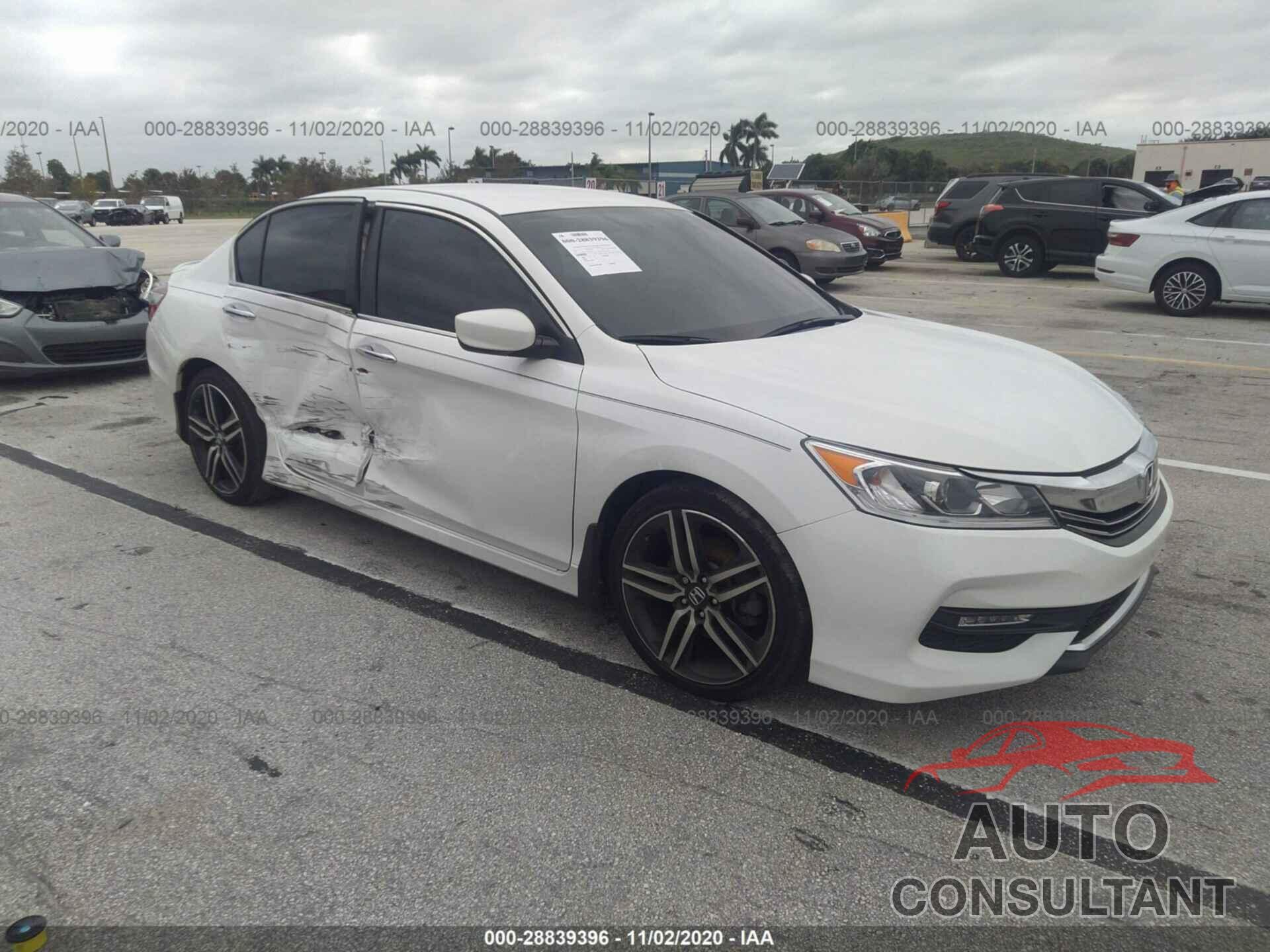 HONDA ACCORD SEDAN 2017 - 1HGCR2F11HA006508