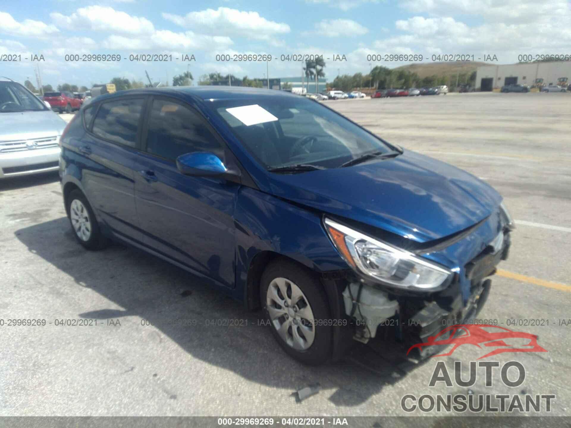 HYUNDAI ACCENT 2017 - KMHCT5AE8HU345966
