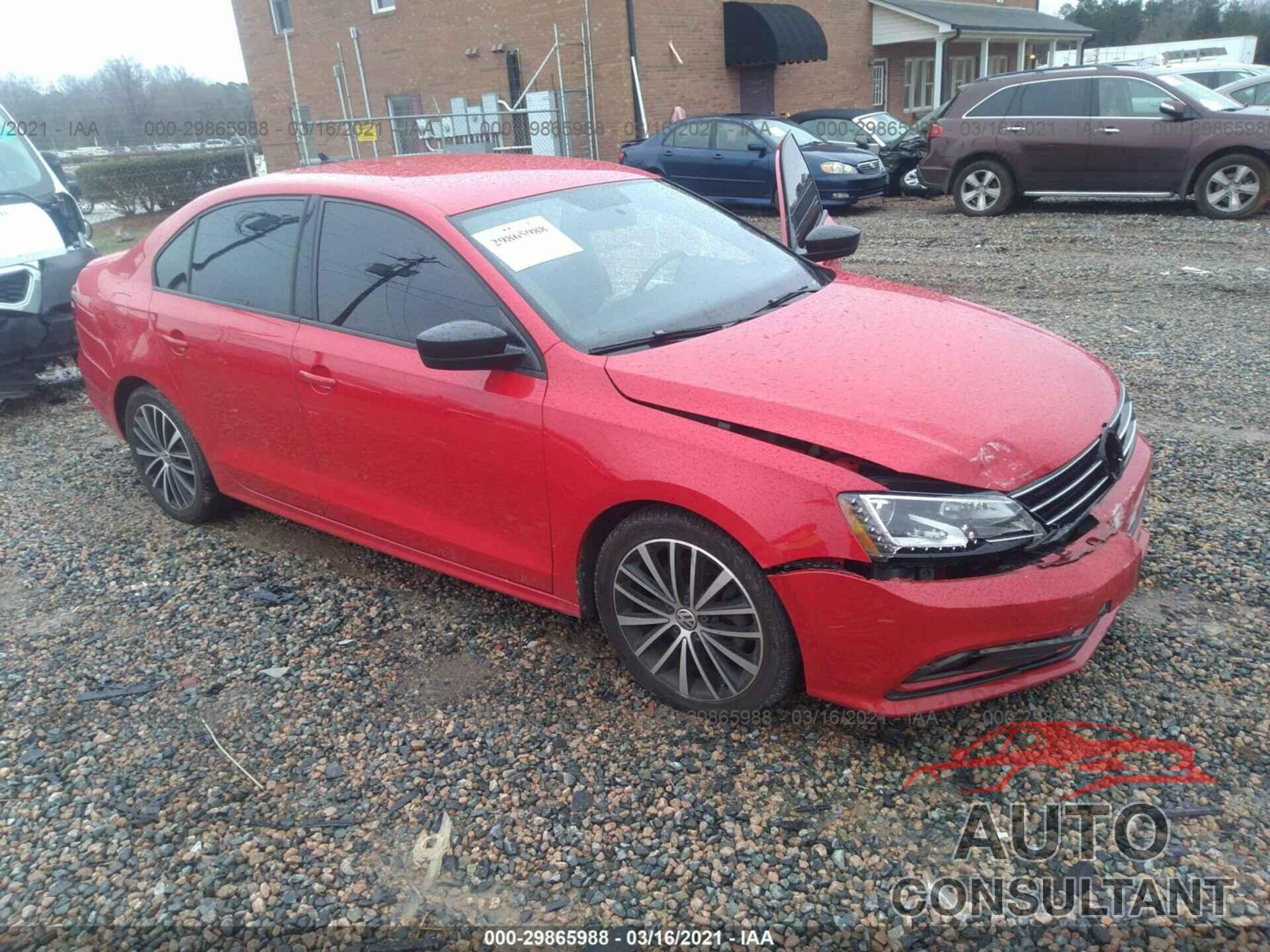 VOLKSWAGEN JETTA SEDAN 2016 - 3VWD17AJ7GM325716