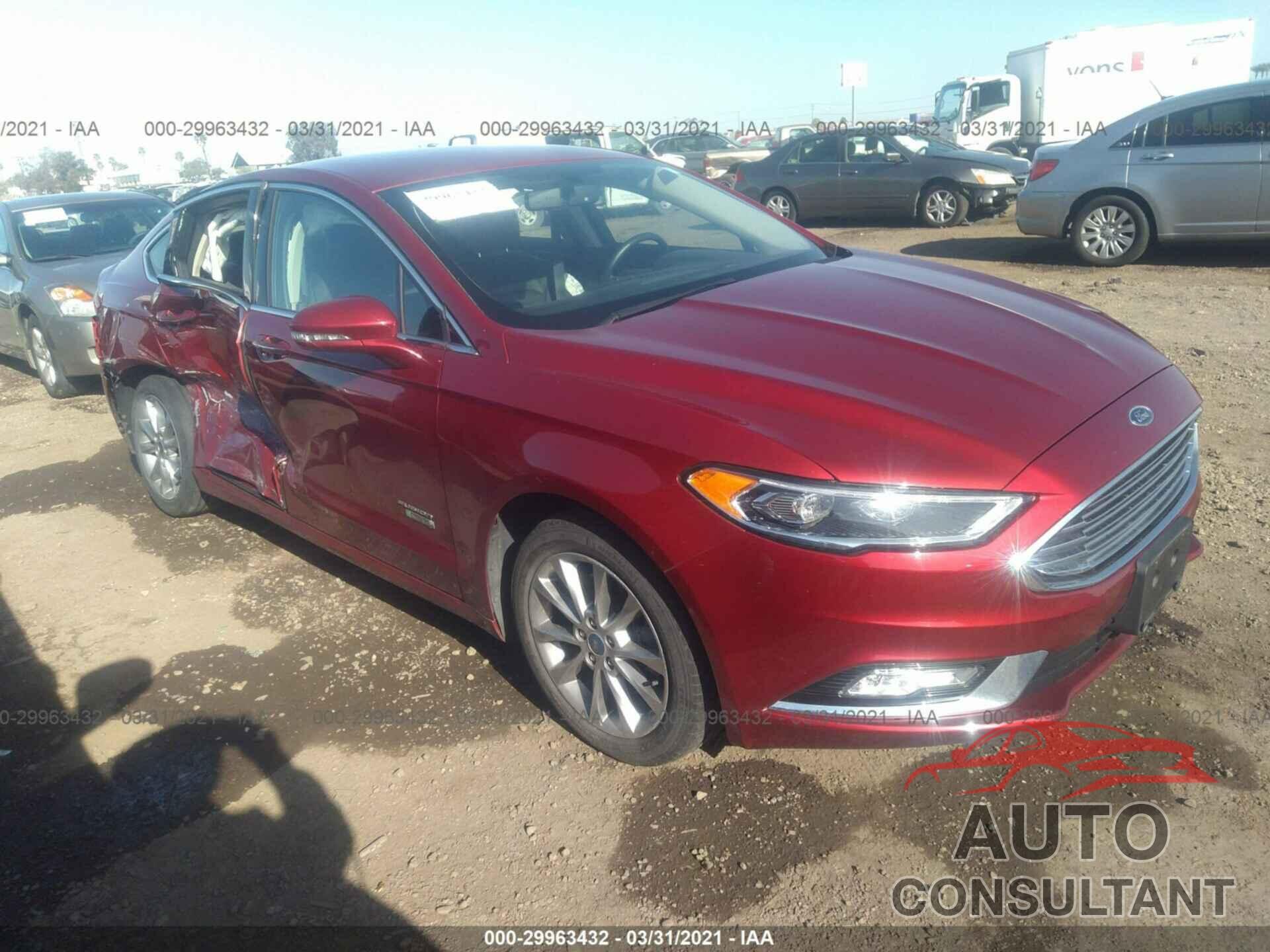 FORD FUSION ENERGI 2017 - 3FA6P0PU9HR313239