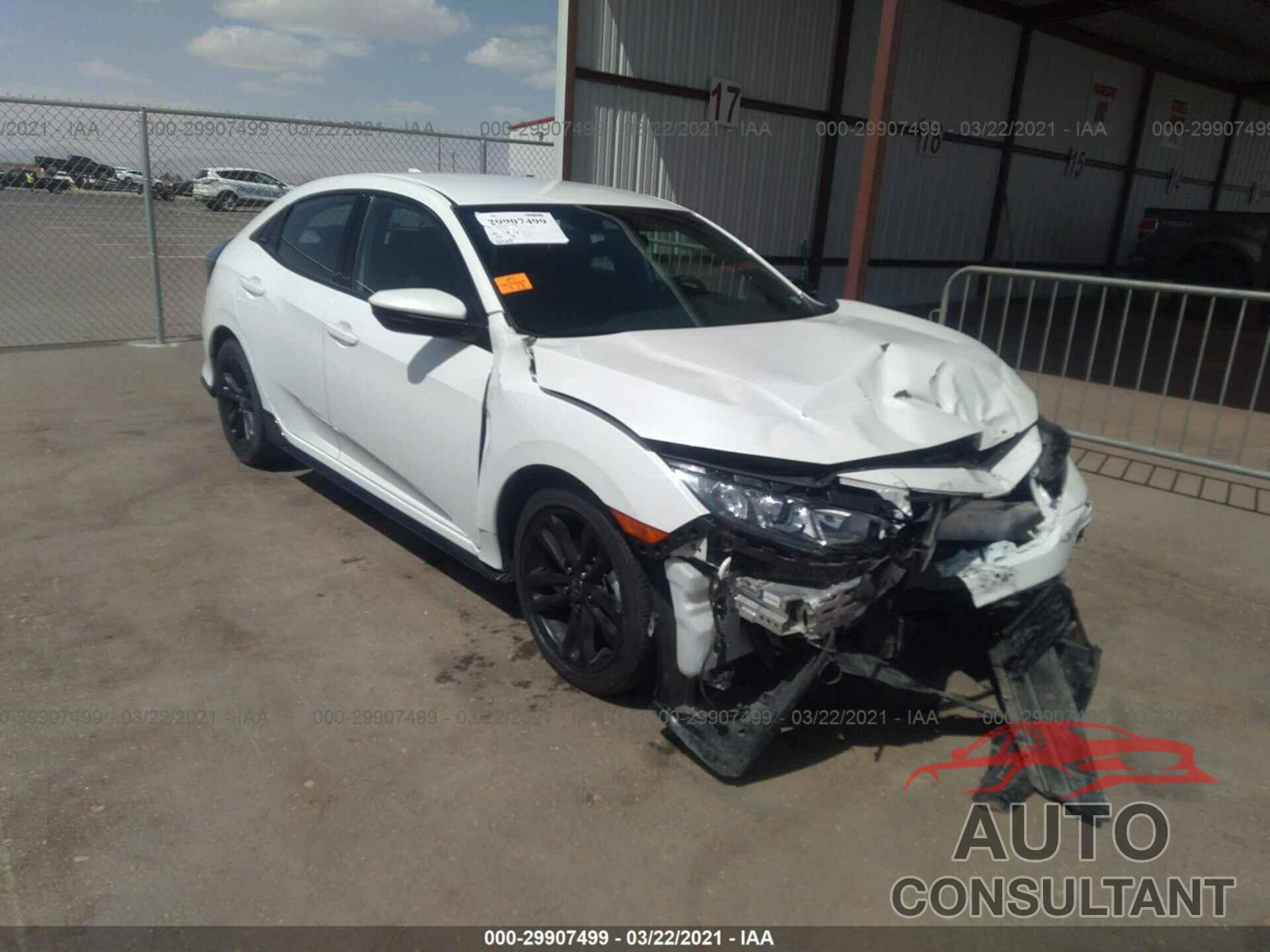 HONDA CIVIC HATCHBACK 2019 - SHHFK7H45KU207829