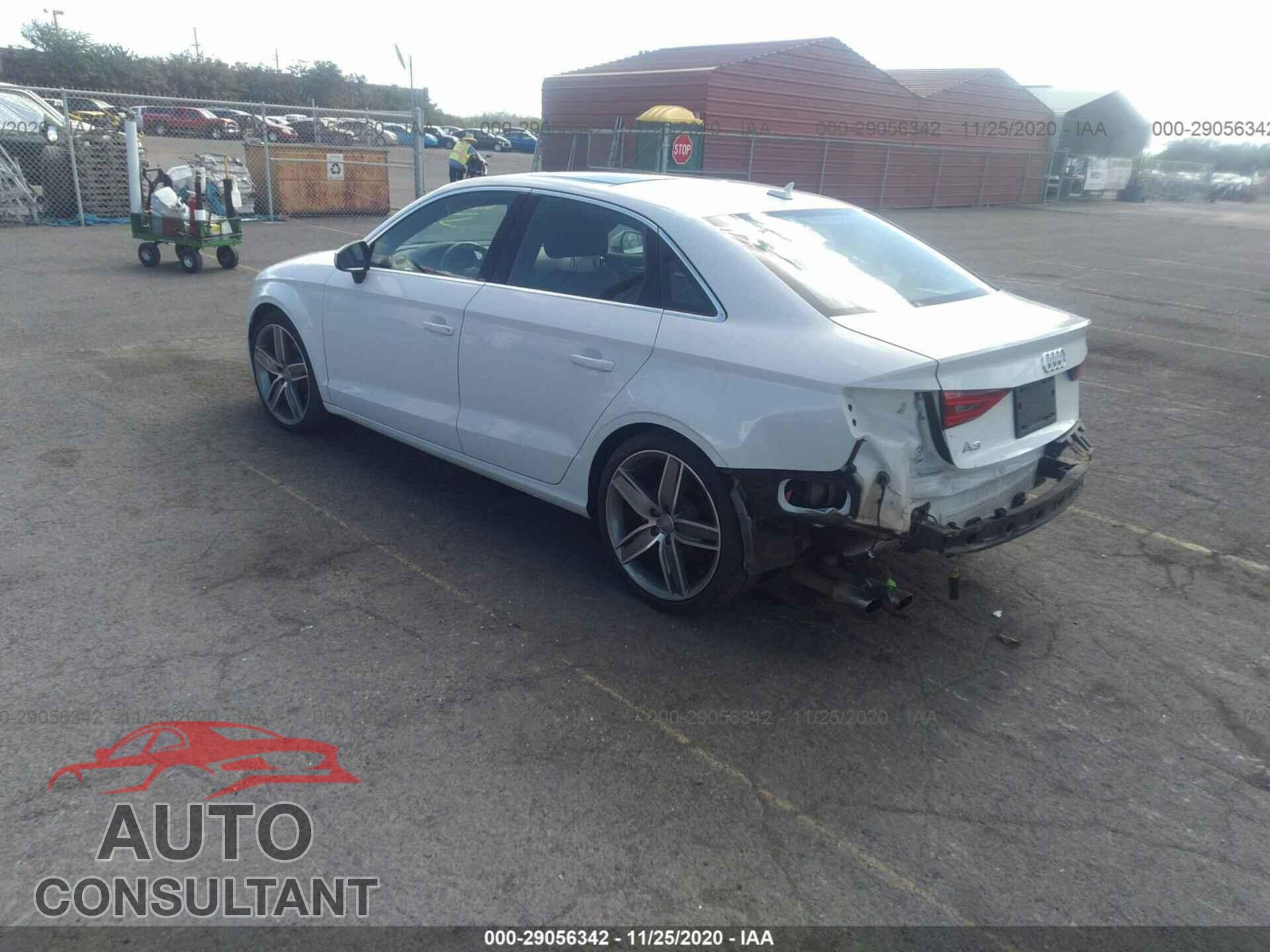 AUDI A3 2016 - WAUC7GFF3G1014876