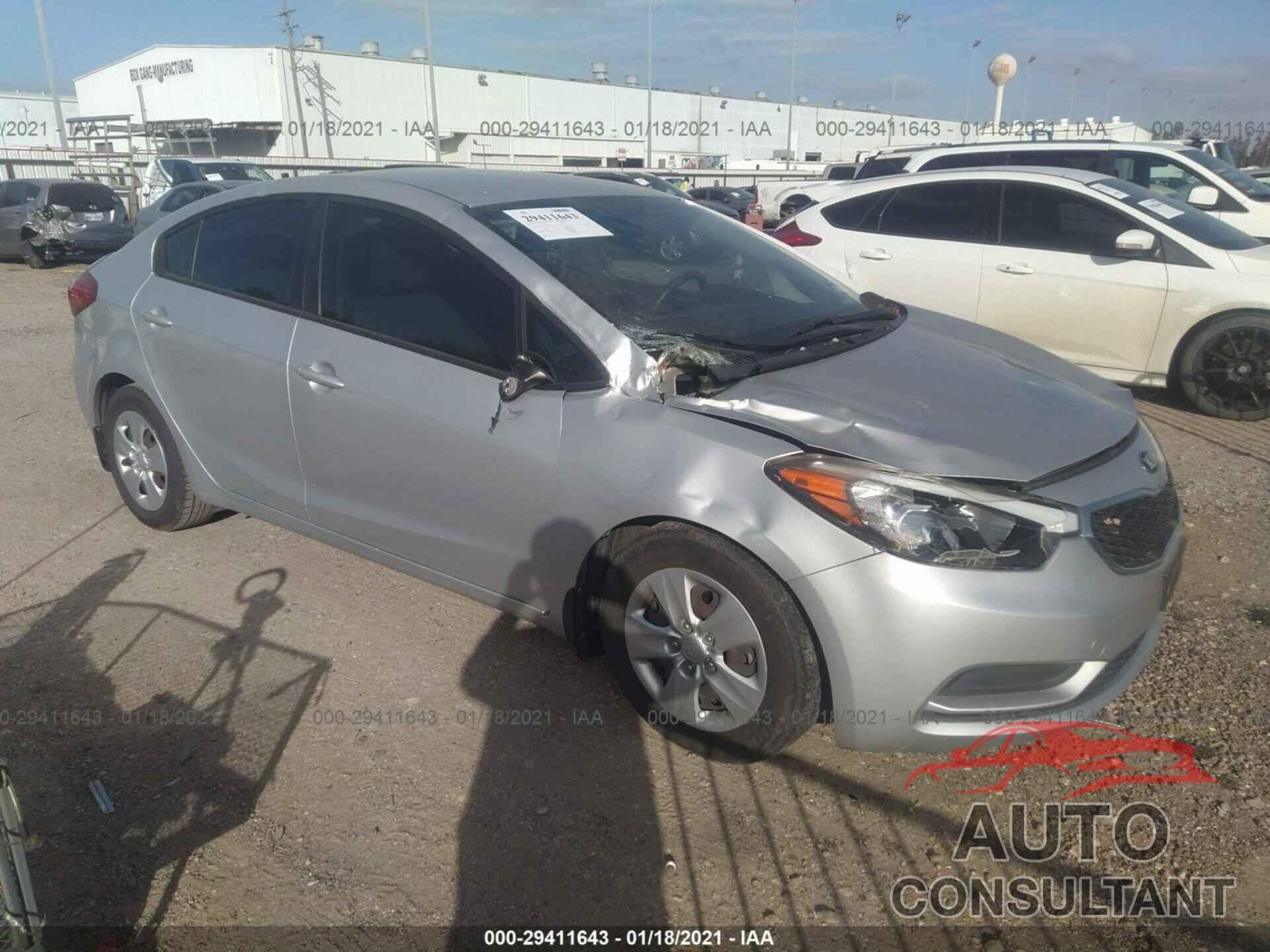 KIA FORTE 2016 - KNAFK4A6XG5540691