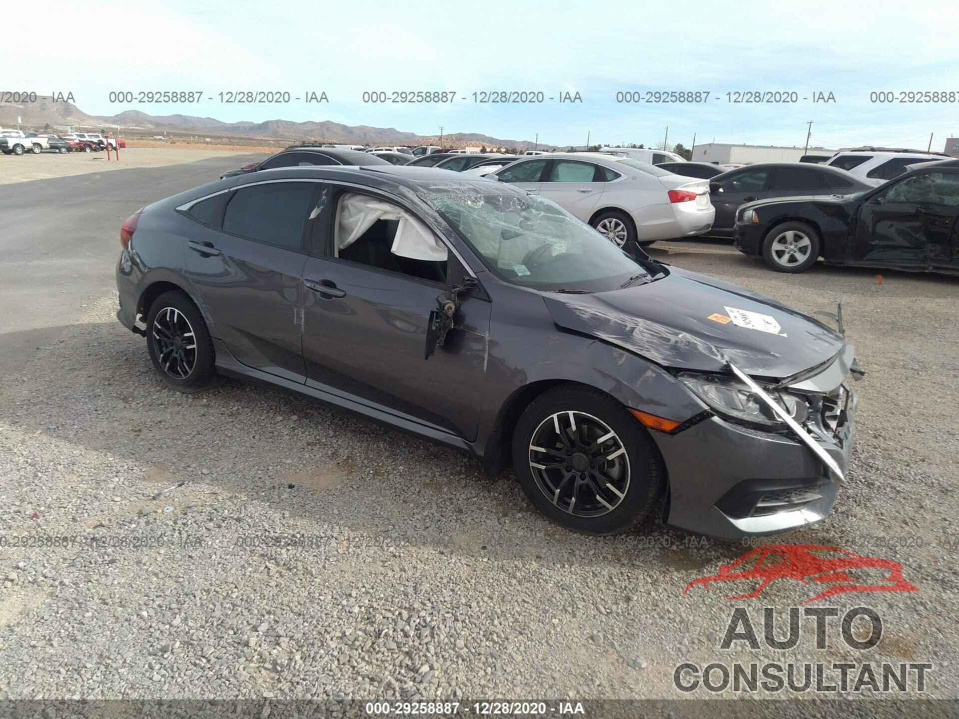 HONDA CIVIC SEDAN 2017 - 19XFC2F73HE013605