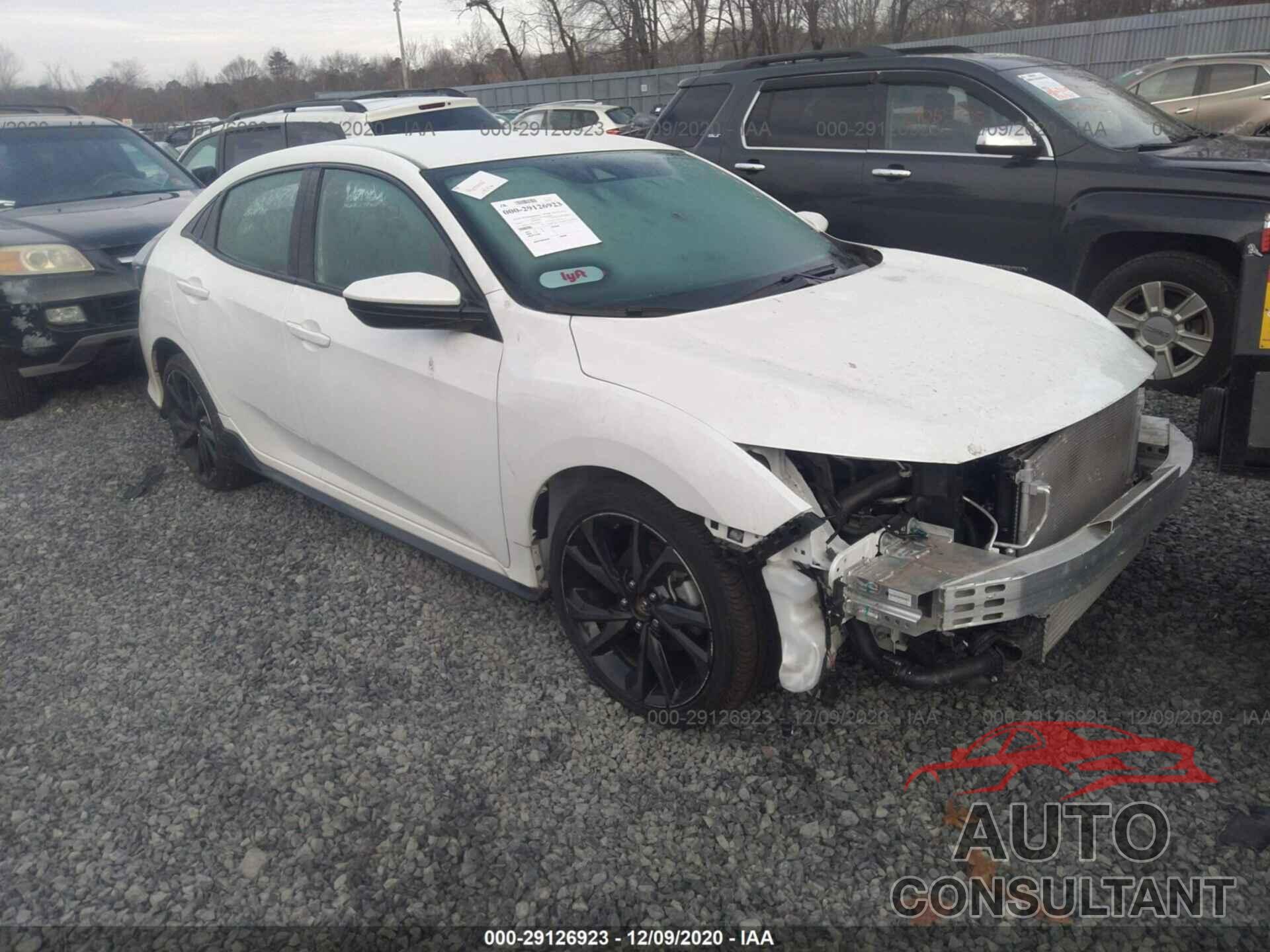 HONDA CIVIC HATCHBACK 2019 - SHHFK7G44KU215003