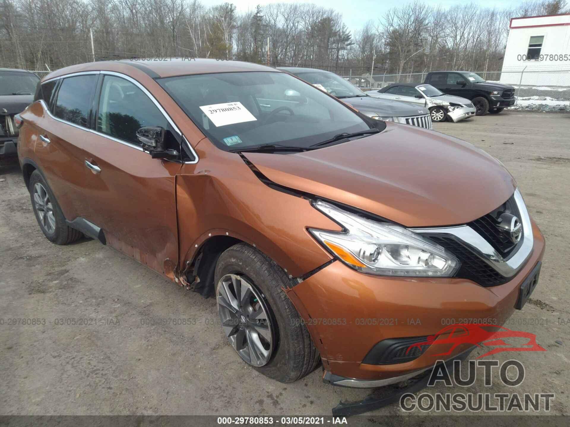 NISSAN MURANO 2016 - 5N1AZ2MH5GN131942