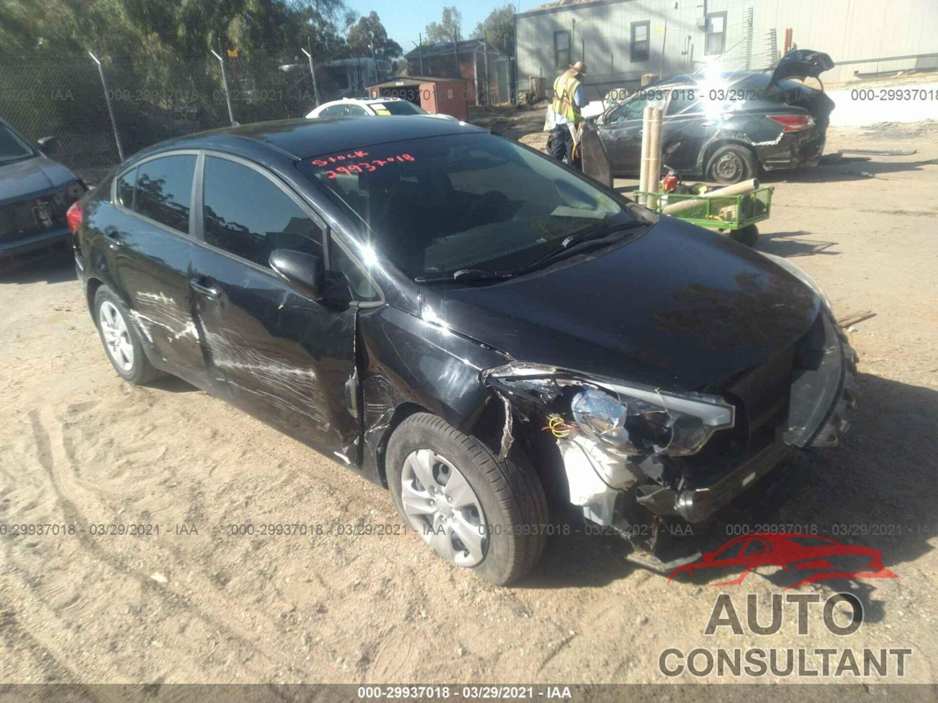KIA FORTE 2016 - KNAFK4A65G5617466