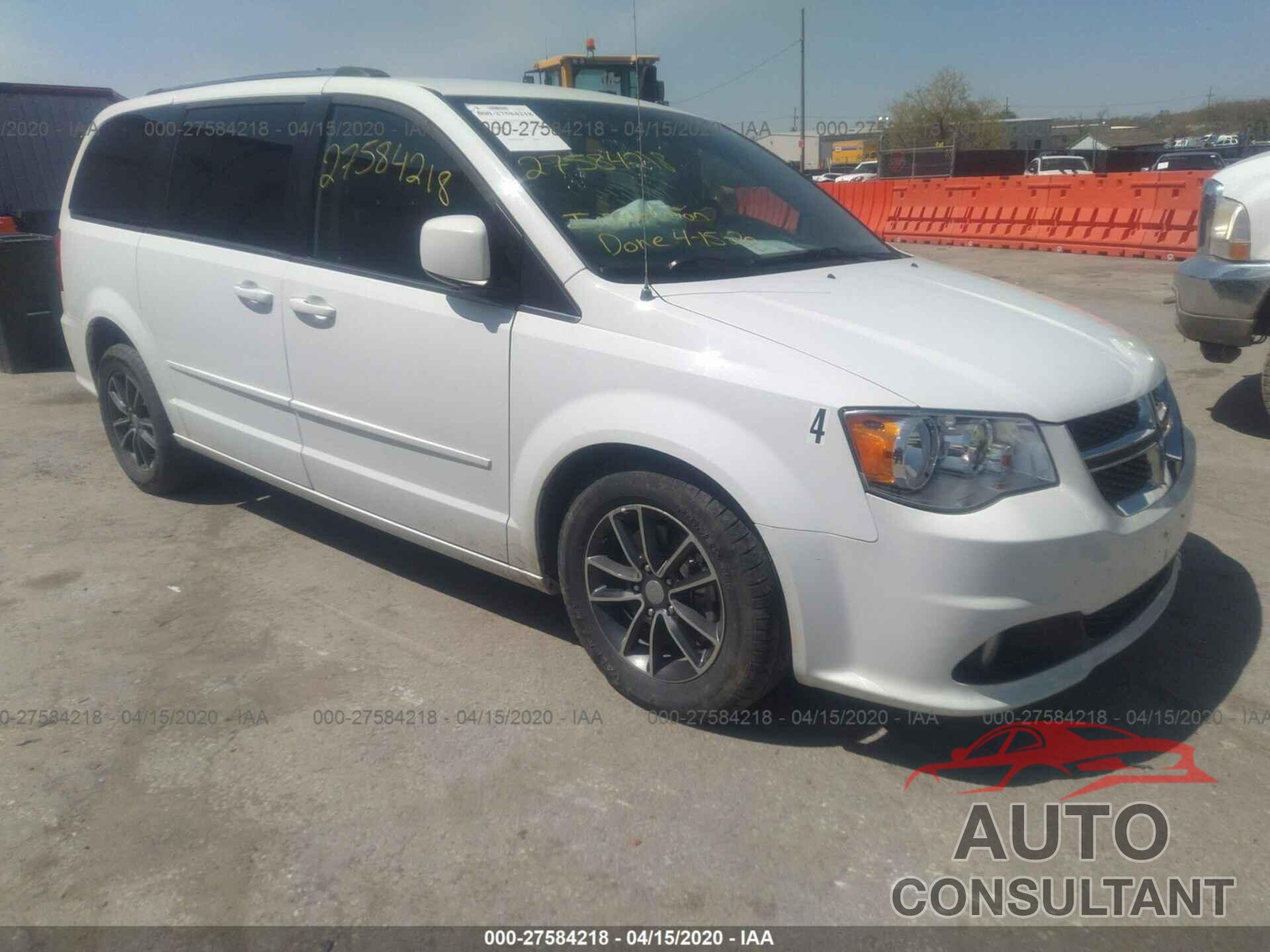 DODGE GRAND CARAVAN 2017 - 2C4RDGCG3HR860926