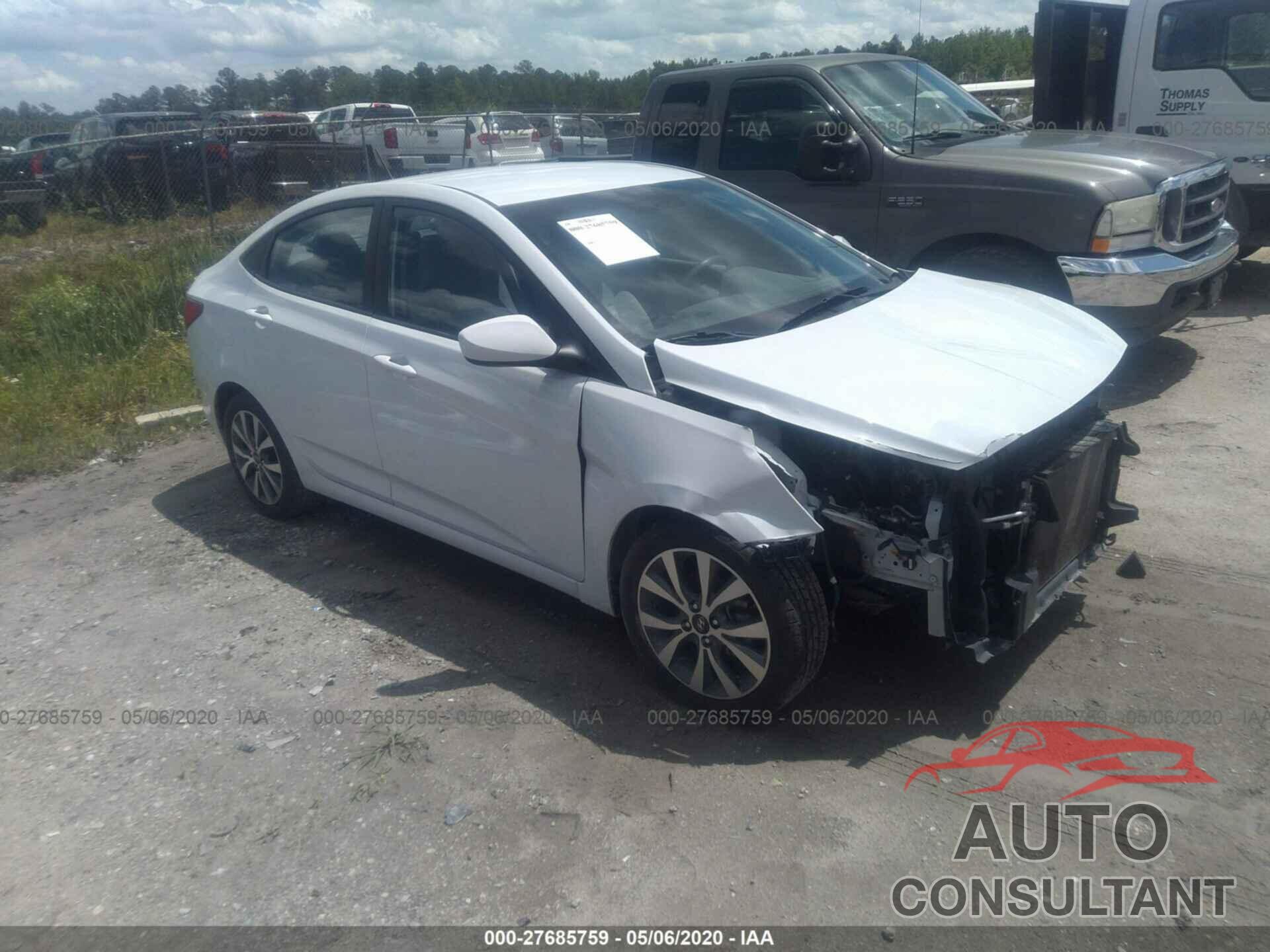 Hyundai Accent 2017 - KMHCT4AE3HU372955