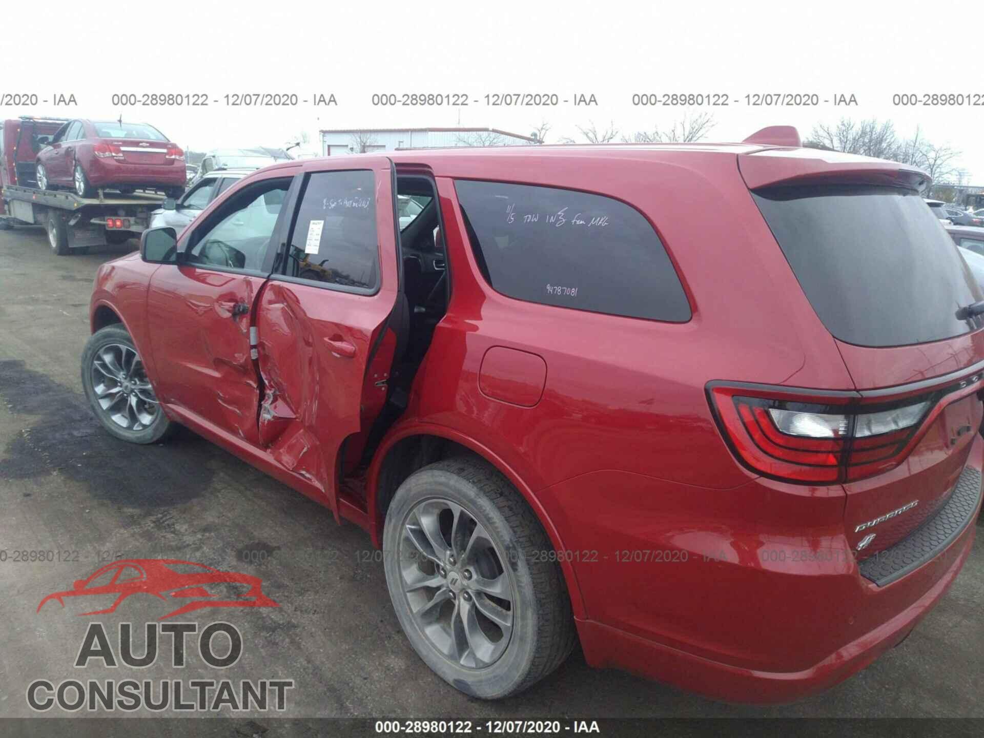 DODGE DURANGO 2020 - 1C4RDJDG8LC308089