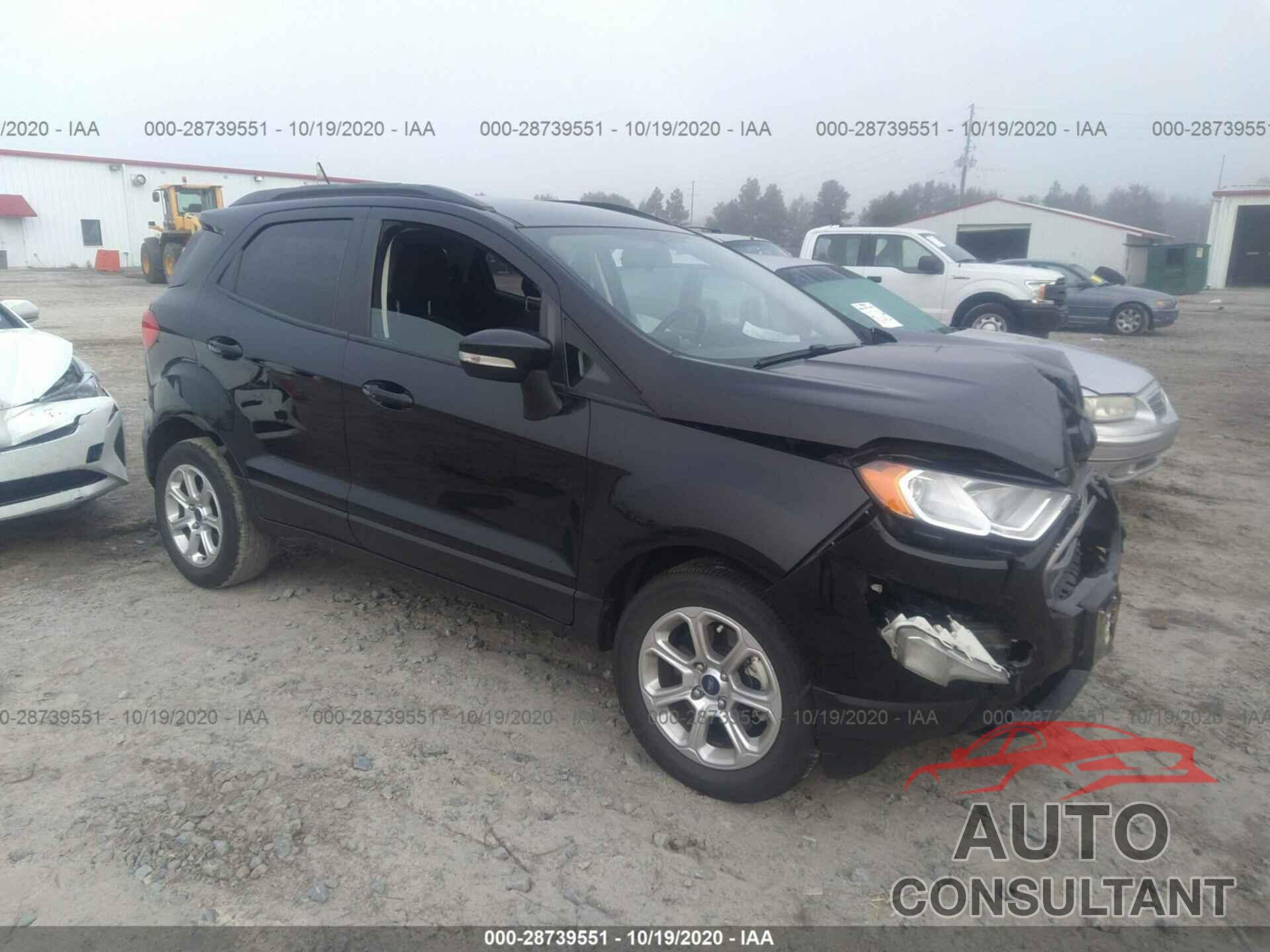 FORD ECOSPORT 2018 - MAJ3P1TE5JC166705